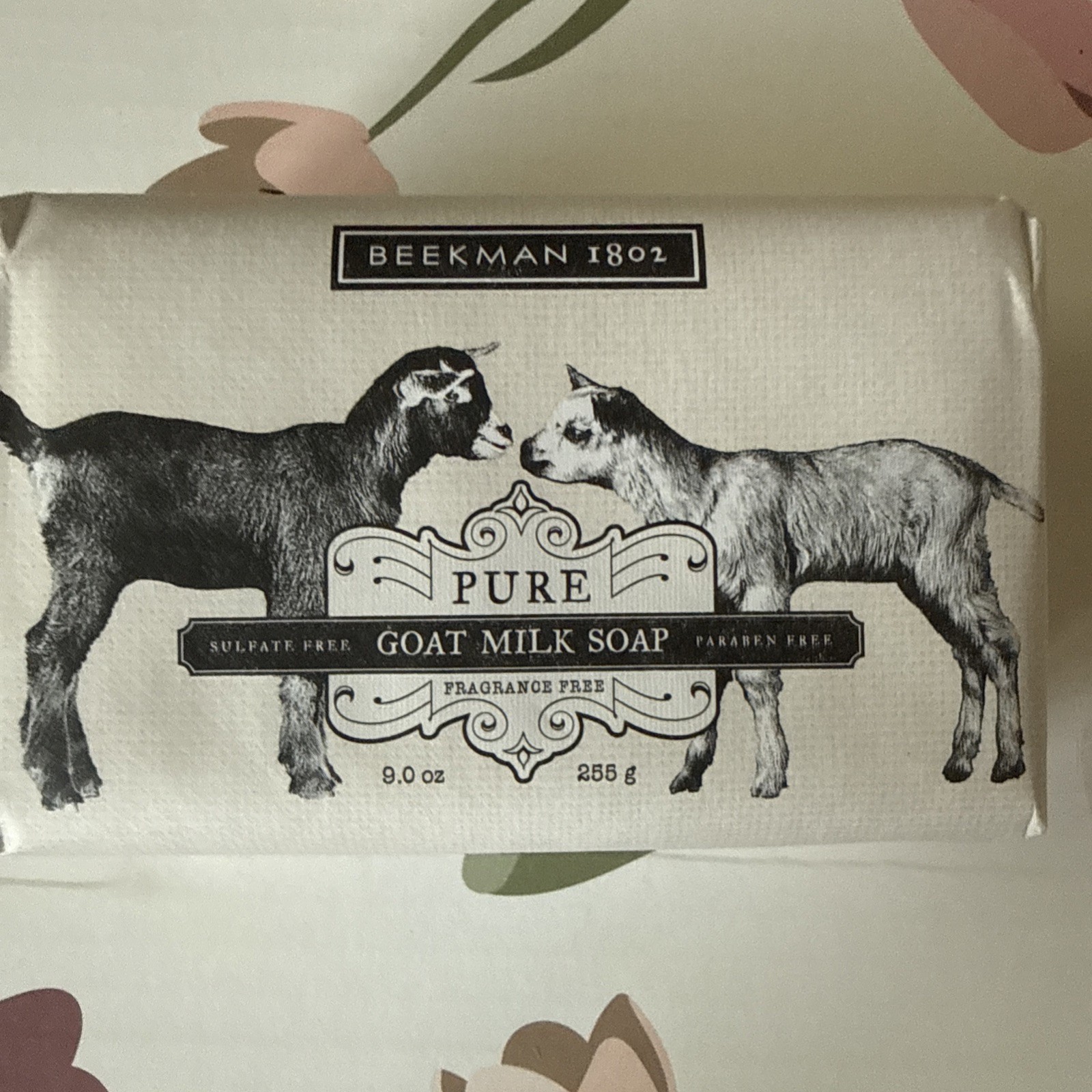 Beekman 1802 PURE – NO FRAGRANCE Goat Milk Bar Soap 9 oz. Full Size New & Sealed