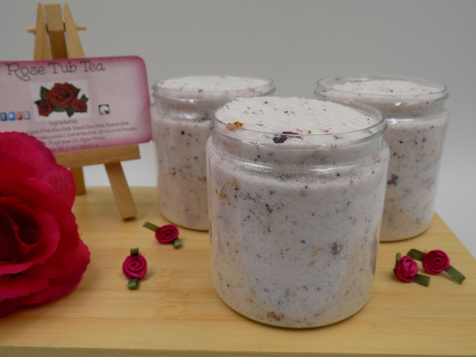 Rose Tub Tea / Bath Salt / Romanic Bath Salts