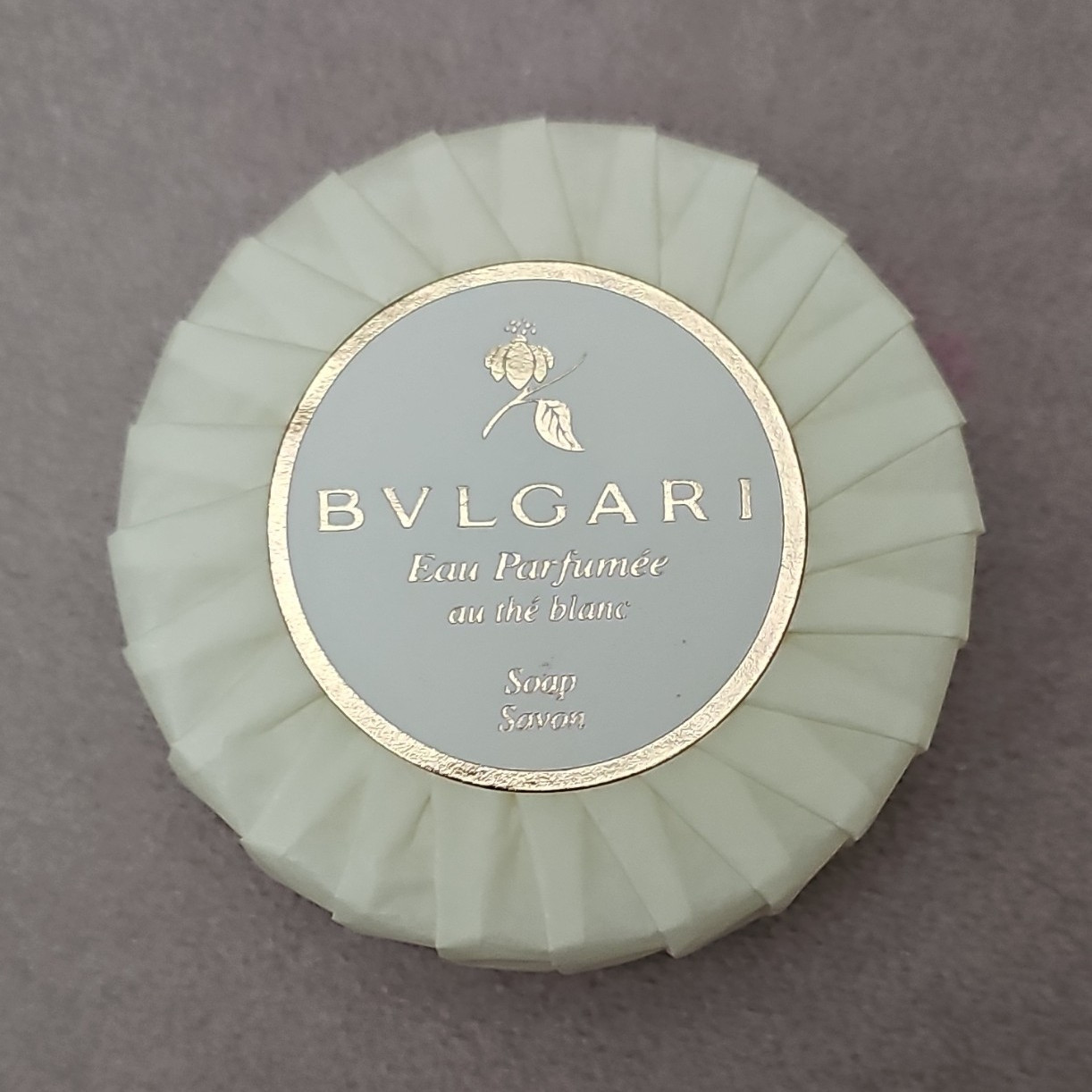 Bvlgari Eau Parfumée au thé blanc White Tea Scented Bar Soap 1.7 oz