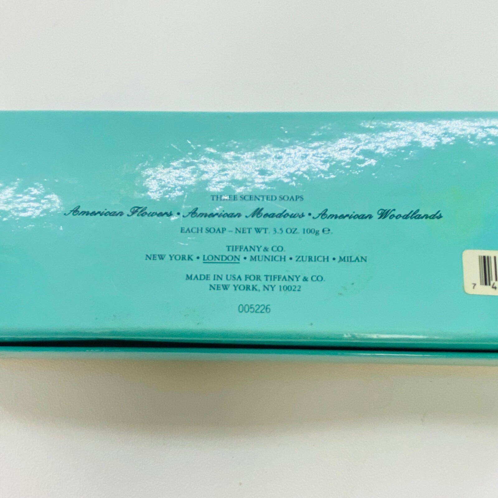 Tiffany & Co Scented Soap Set American Flowers Meadows Woodlands Vintage