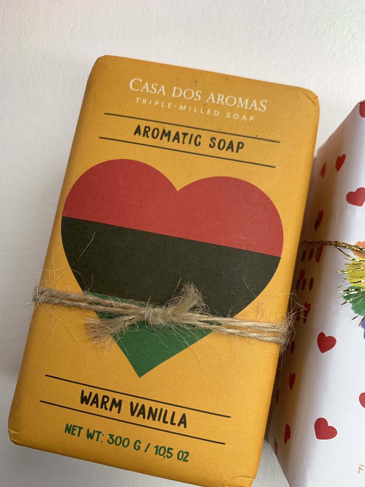 2 Casa Dos Aromas | Triple-Milled Soap | PURE ROSE & WARM VANILLA SCENTED SOAP