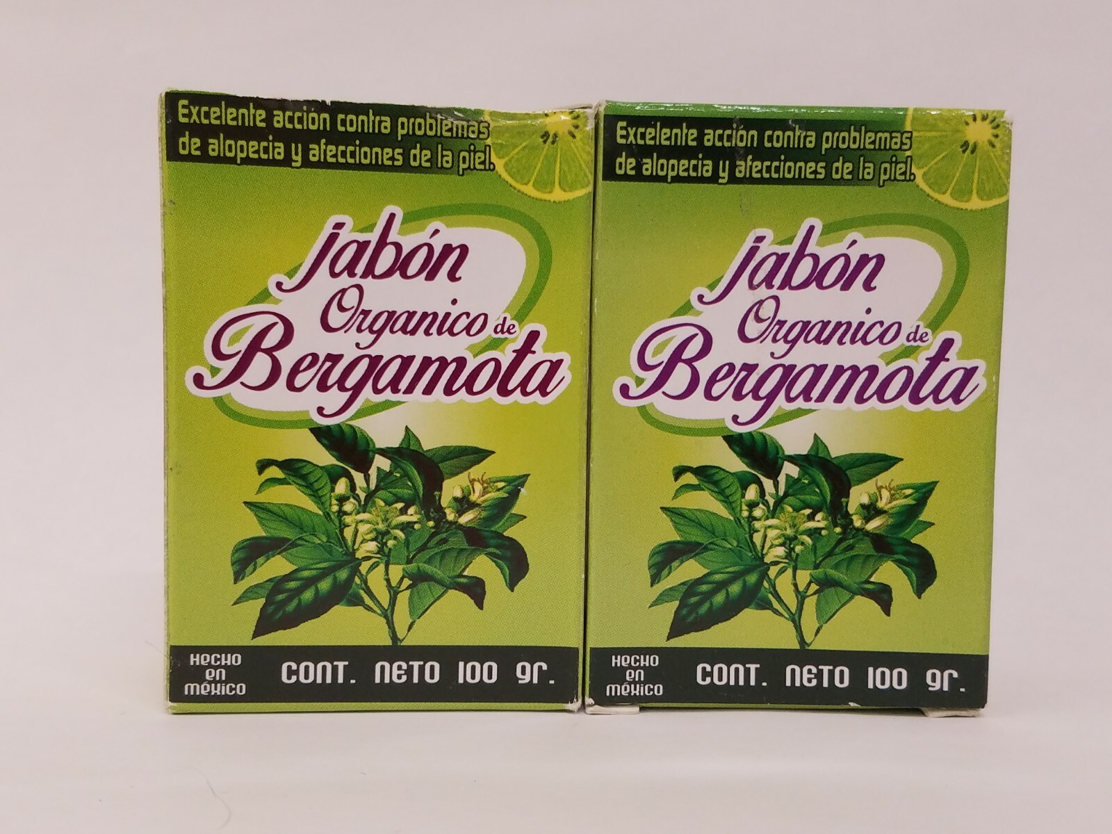2X Pack Bergamot Soap///Jabon de Bergamota 100g Natural Life
