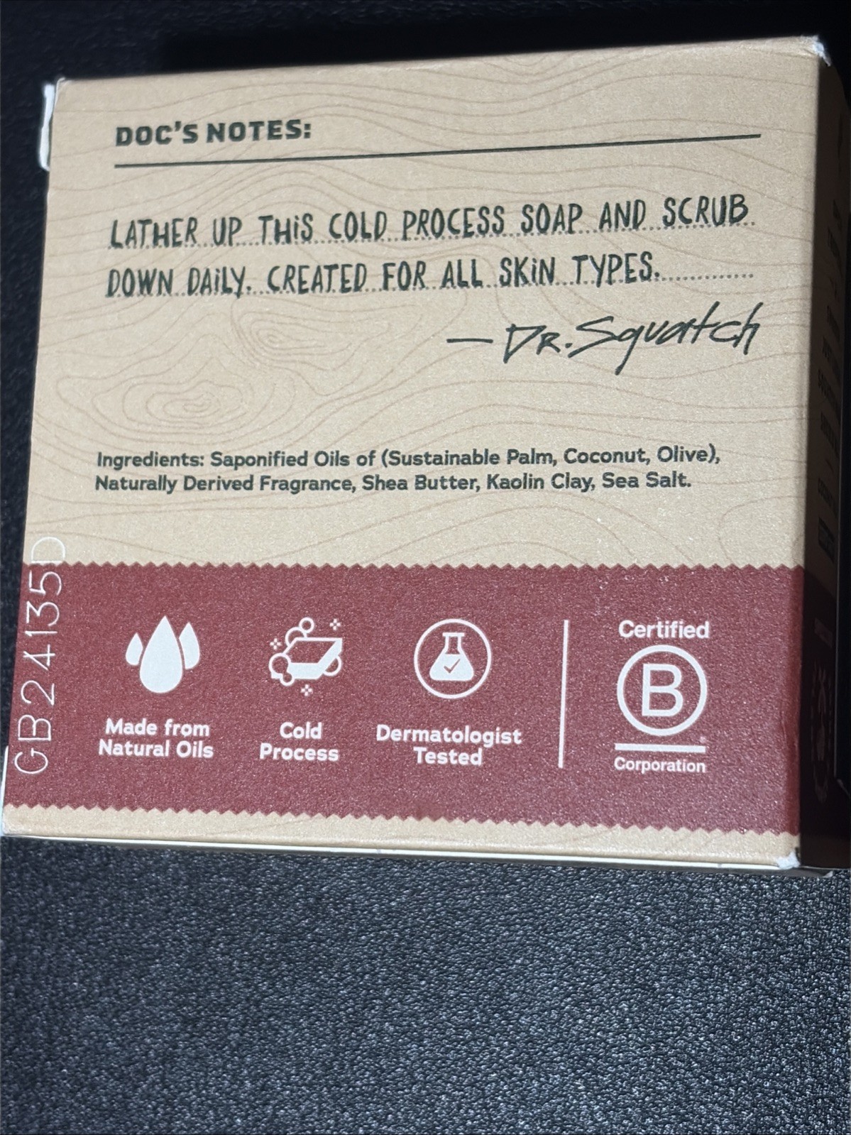 Dr. Squatch Bay Rum Natural Bar Soap for Men, 5 Oz – Pack of 2