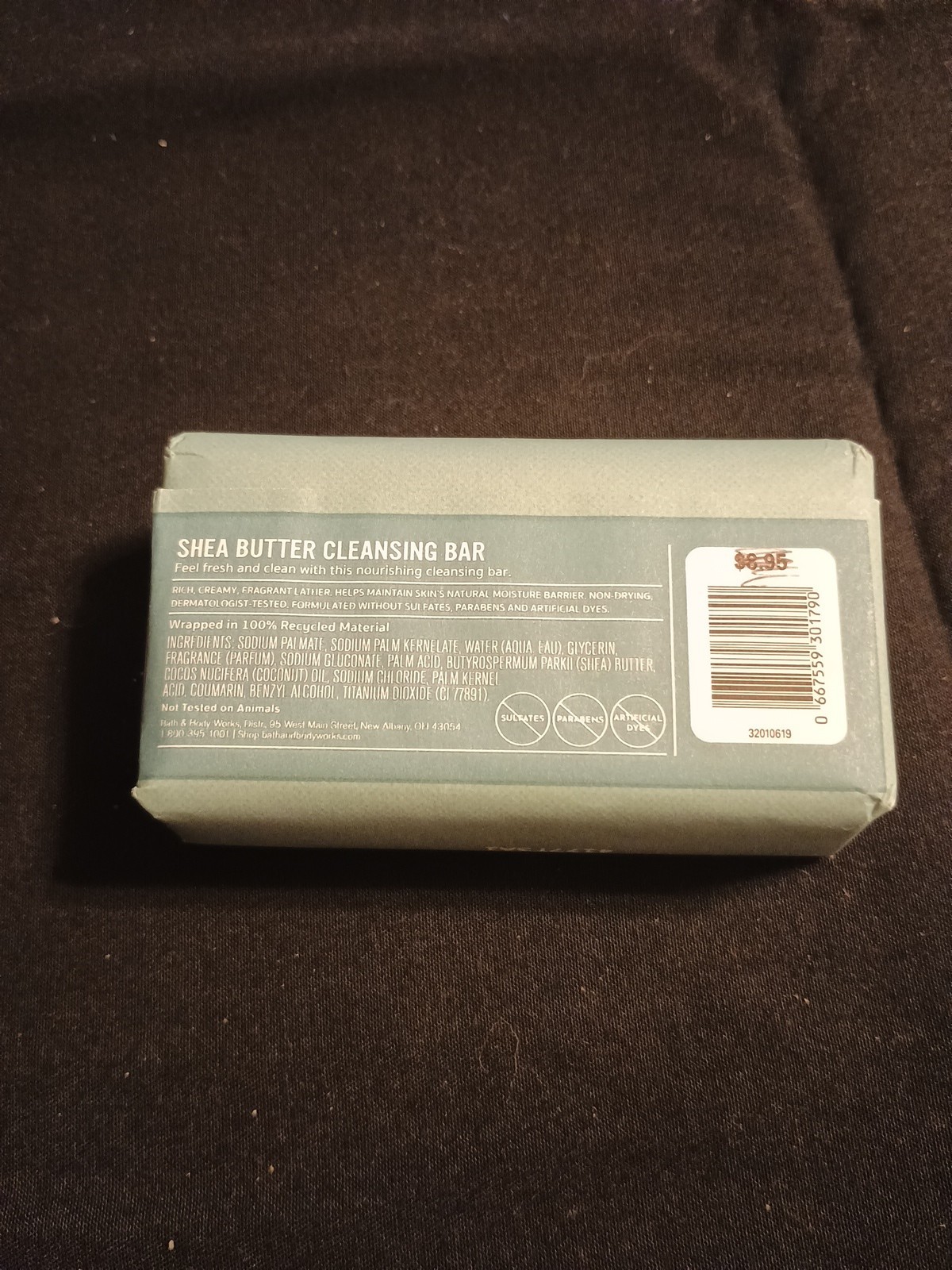 Bath And Body Works Vanilla Coconut Shea Butter Cleansing Bar 5 Oz/141.75 G