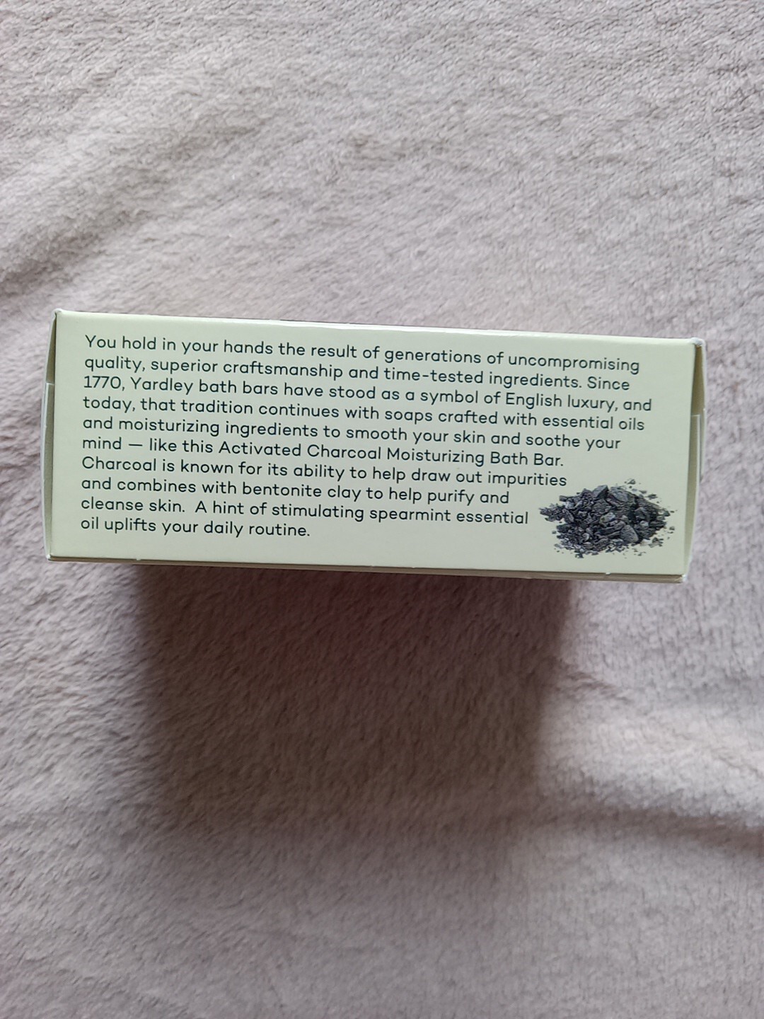 4 Yardley Activated Charcoal Soap 4 Oz Bentonite Clay To Cleanse & Purify Skin