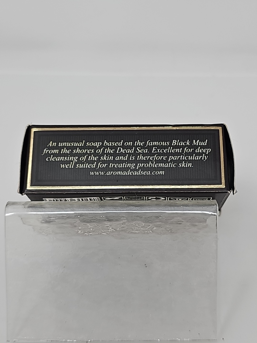Anti-Acne Natural Black Mud Soap from Aroma Dead Sea Mineral 3.8oz/110 gr