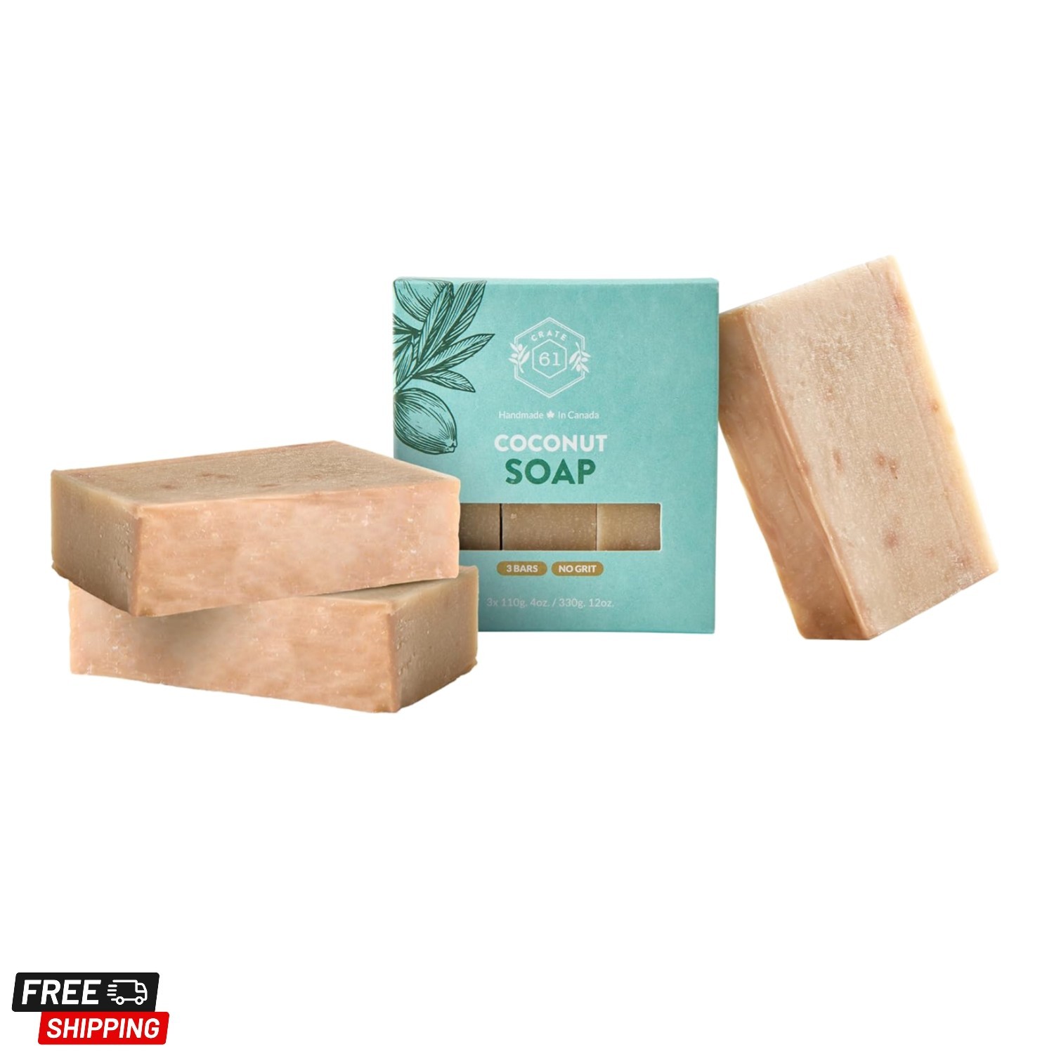 Handmade Natural Bar Soap Cold Pressed For Face And Body, With Essential Oi…