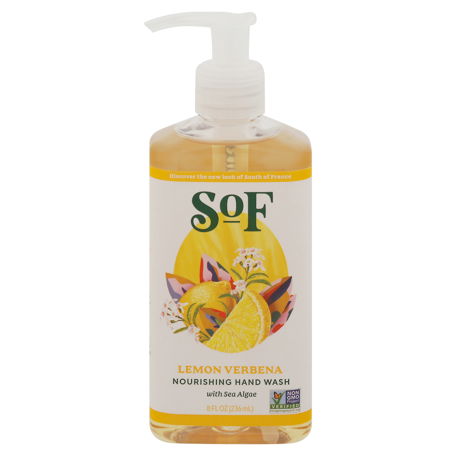 South of France Hand Wash Lemon Verbena 8oz (Pack of 3)