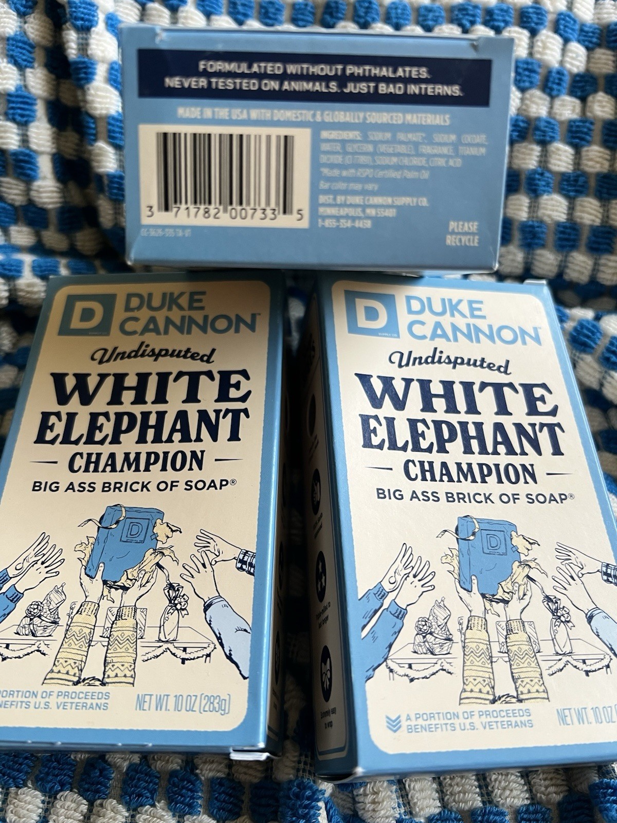 Duke Cannon White Elephant Big A$$Bar 10 Oz. USA Seller