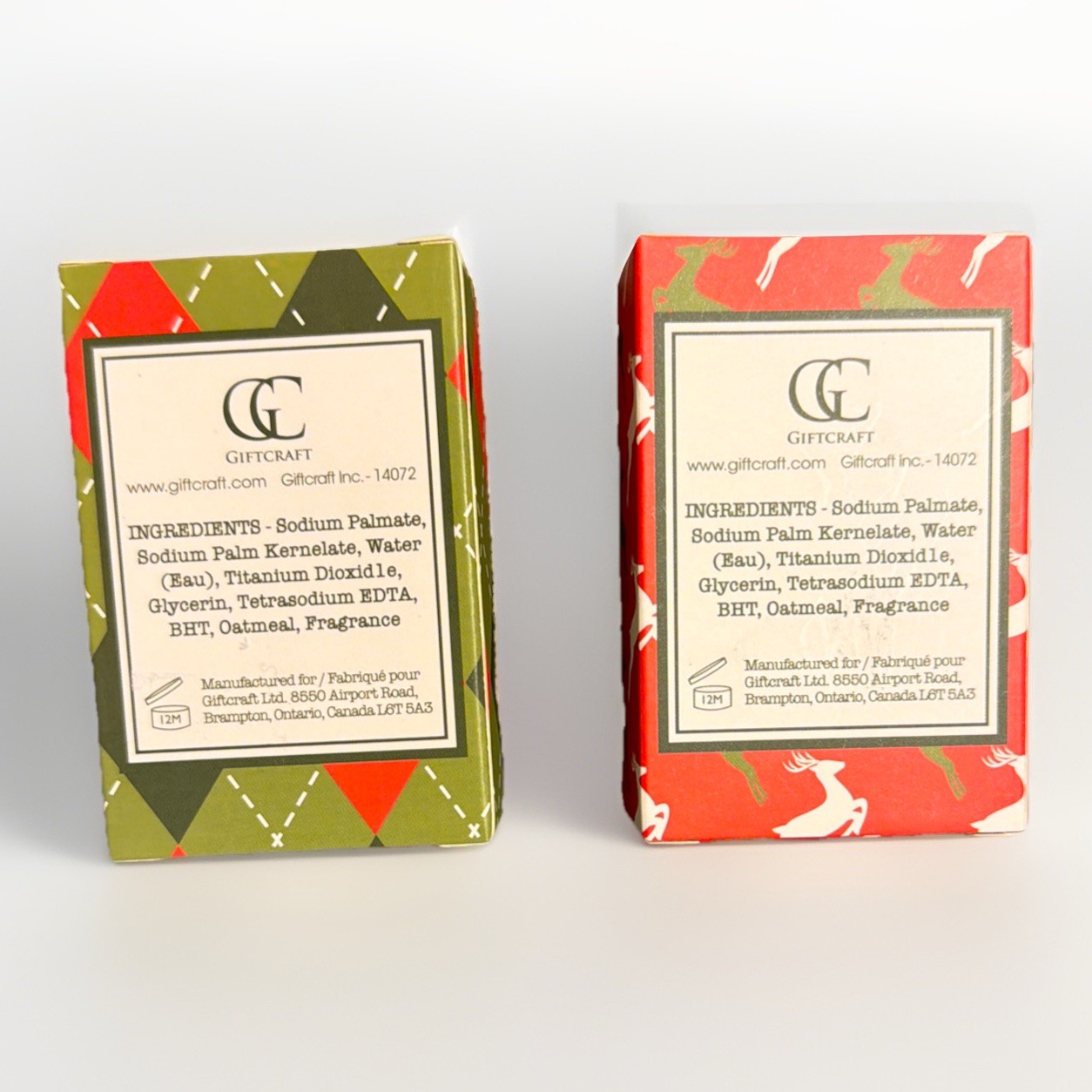 Giftcraft NIB Beer Soap Oatmeal Set of 2 4.23 oz Each NEW