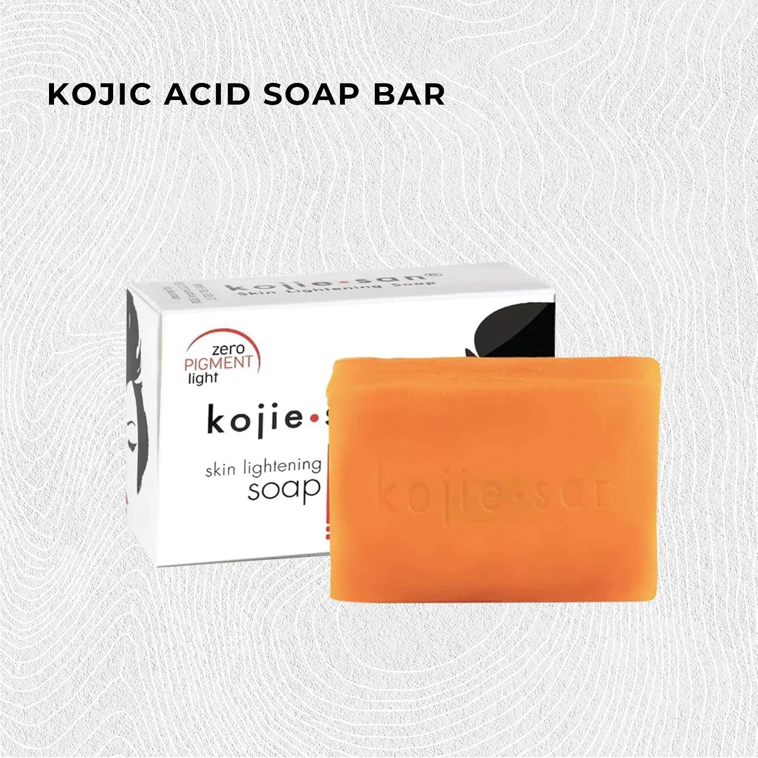 Kojic Acid Soap Bar, 65g, Coconut Oil Tea Tree Oil Glycerin, Orange Scent