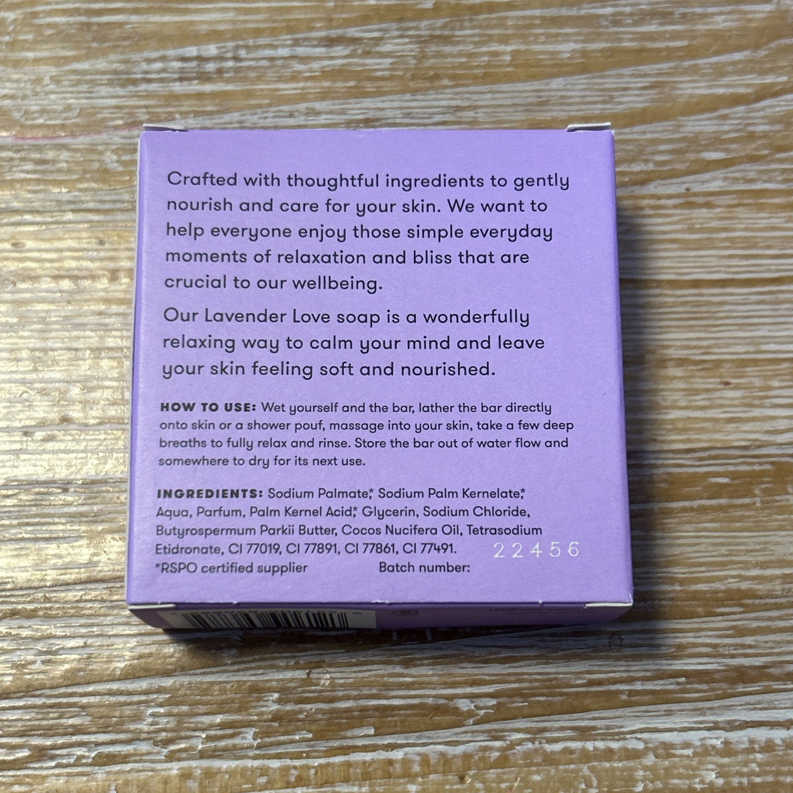Anihana New Zealand Feel-Good Soap Lavender Love 4.2 Oz Hydrating Free Shipping