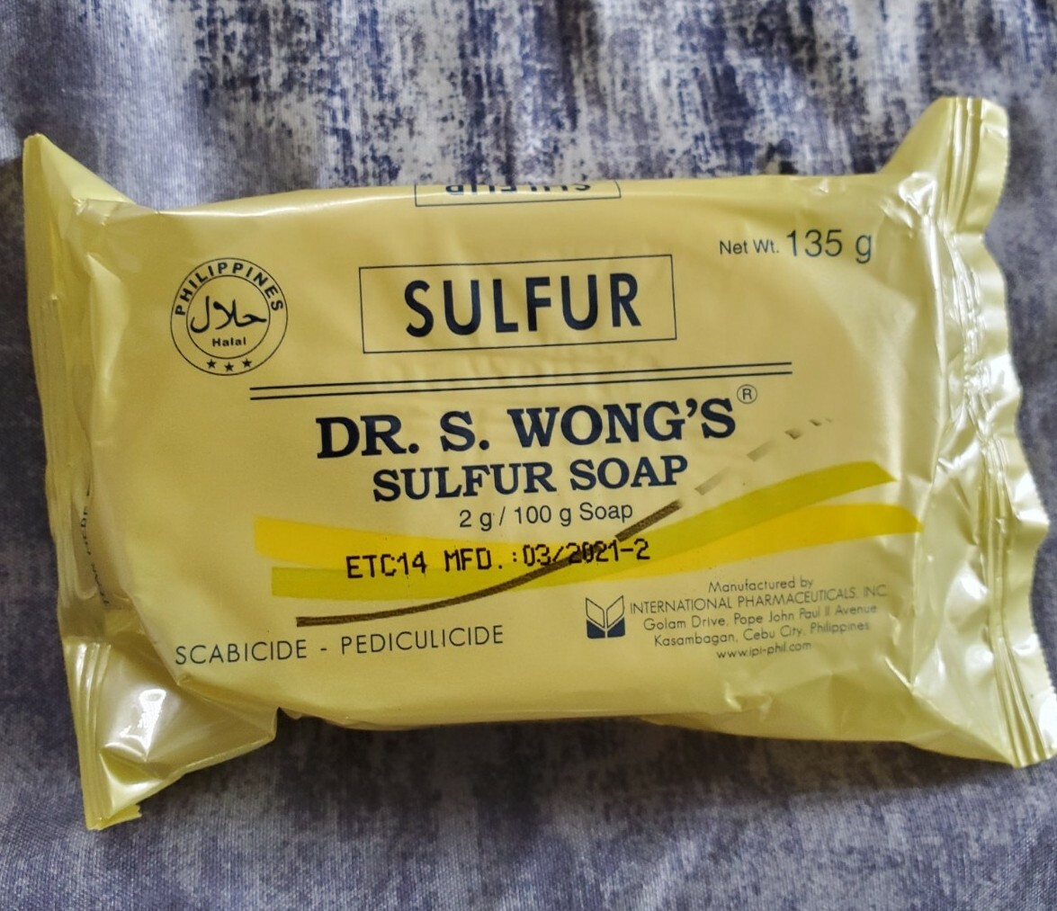 Dr S Wong’s Sulfur Soap 135g GERMICIDE-FUNGICIDE-PARASITICIDE SHIP SAME DAY