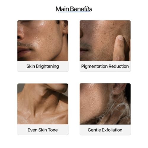 Mannlich Kojic Acid 2% Soap Pack 2 75g Arbutin Glycolic Niacinamide Bars FS