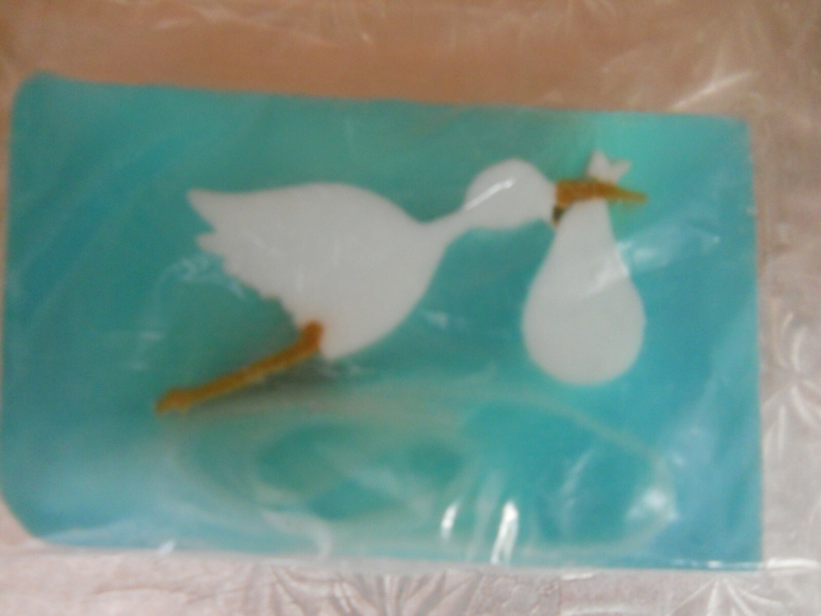 New Primal Elements Cut Soap, Full Slice, SPECIAL DELIVERY, 7.2 oz, Blue, Stork