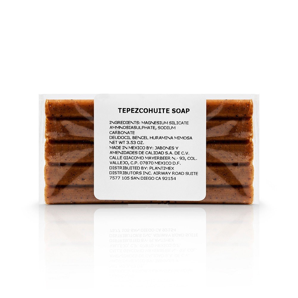 Tepezcohuite Soap for Treating Some Skin Infections, Stretch Marks, Acne, 3.63oz