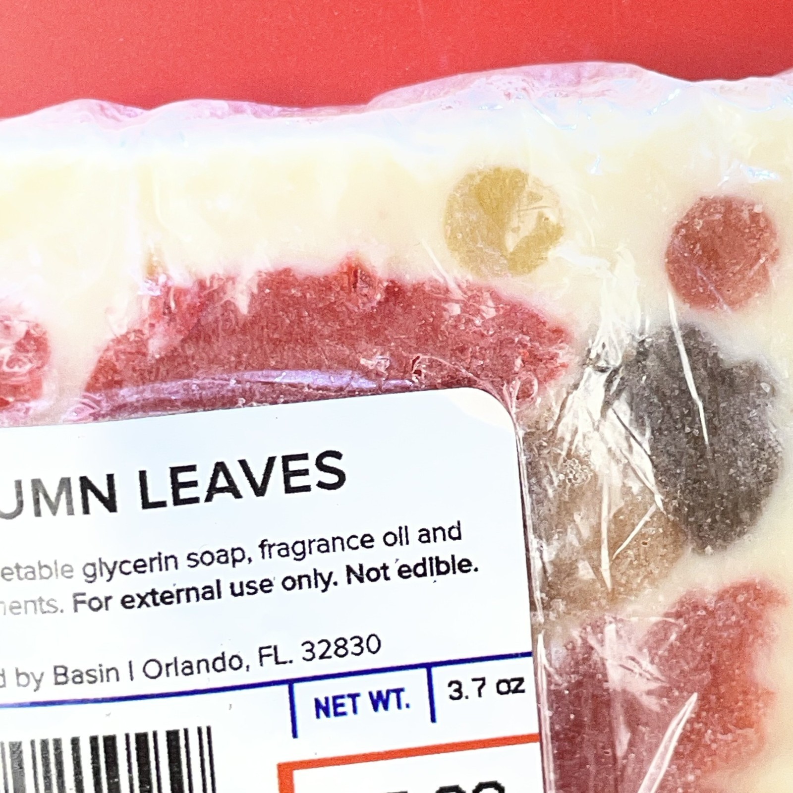 AUTUMN LEAVES BASIN SOAP BAR