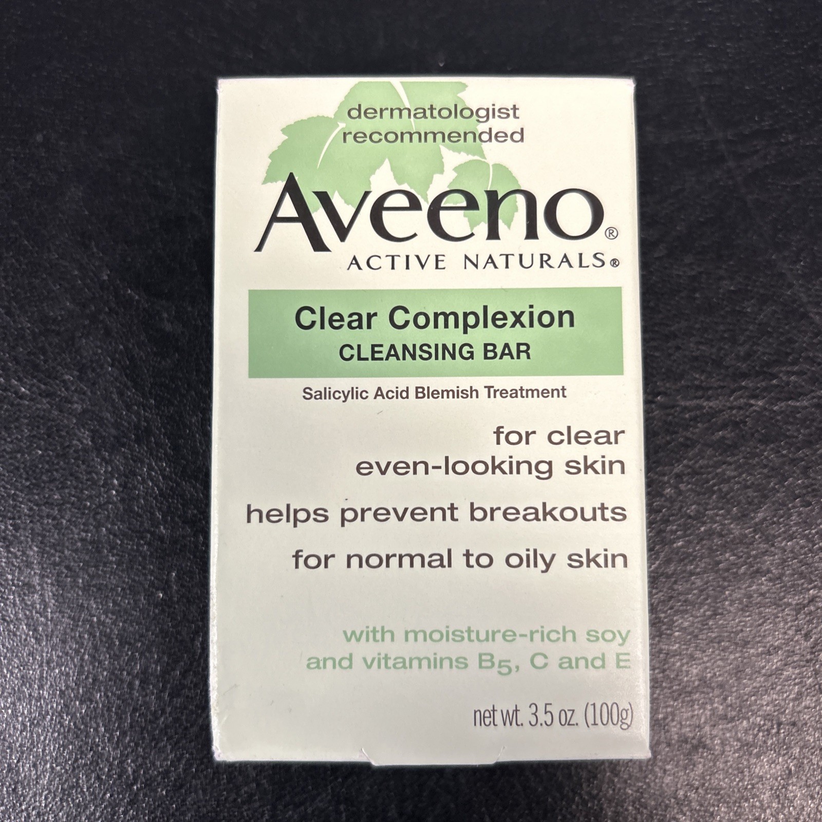 Aveeno Active Naturals Clear Complexion Cleansing Soap Bar 3.5oz NEW