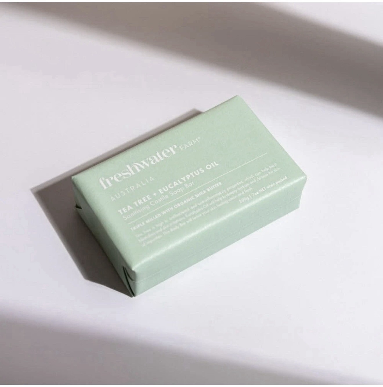 2X Freshwater Farm Australia Natural Soap Bar- Tea Tree + Eucalyptus Oil| 7 Oz