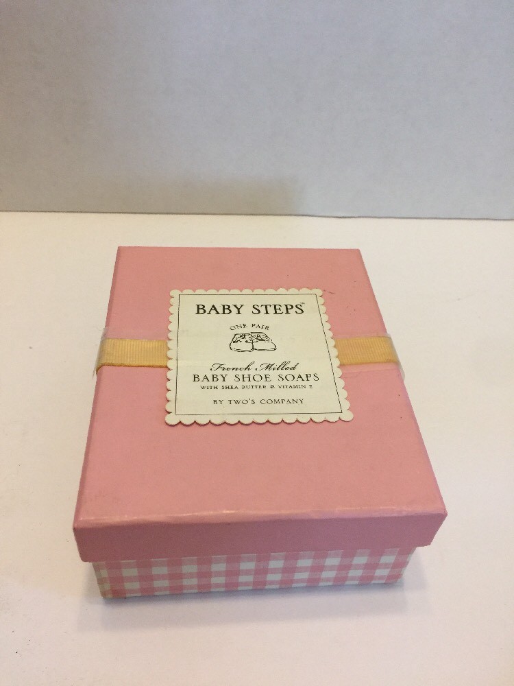 Vtg Baby Shoes Soaps Two’s Company French Milled Shea Butter Vitamin E