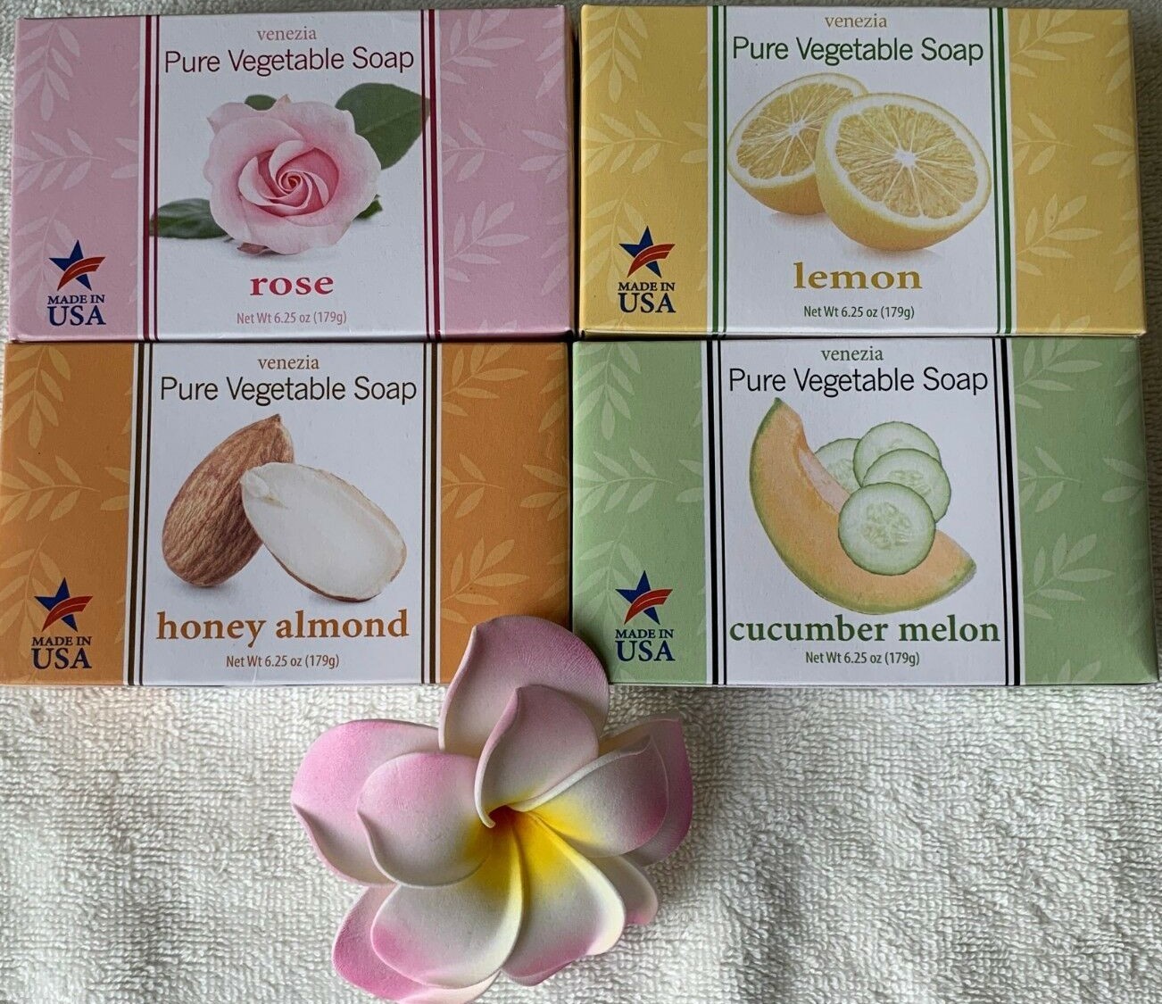 VENEZIA***Pure Vegetable Soap***chOOse yOUr scEnt(s)~~~FULL SIZES~~~NEW-~~SEALED