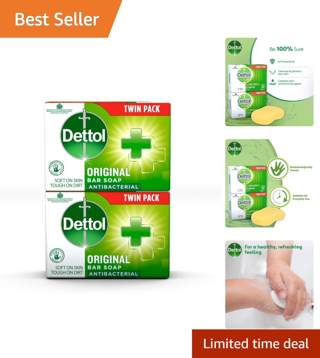 Anti-Bacterial Soap Twin Pack – Moisturizing Clean for All Skin Types