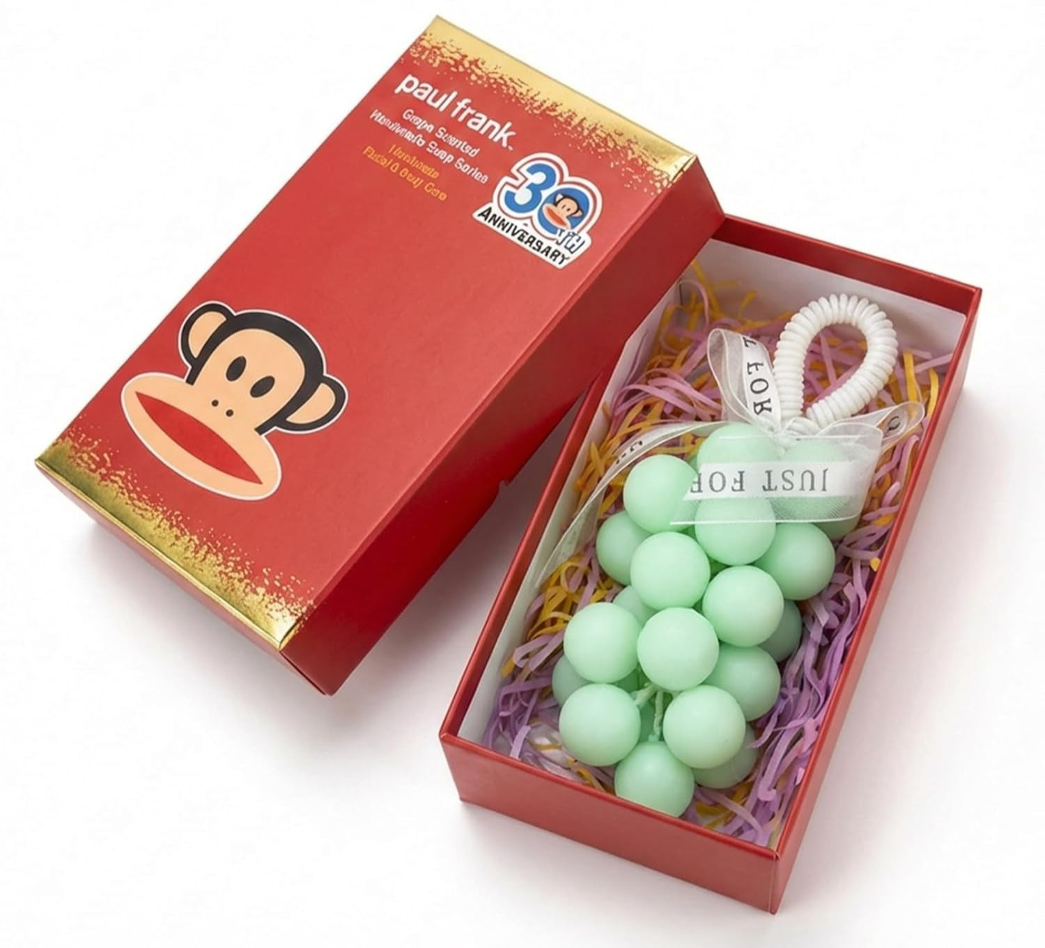 Paul Frank Grape Soap on a Rope Handmade Decorative Soap, Natural Gentle