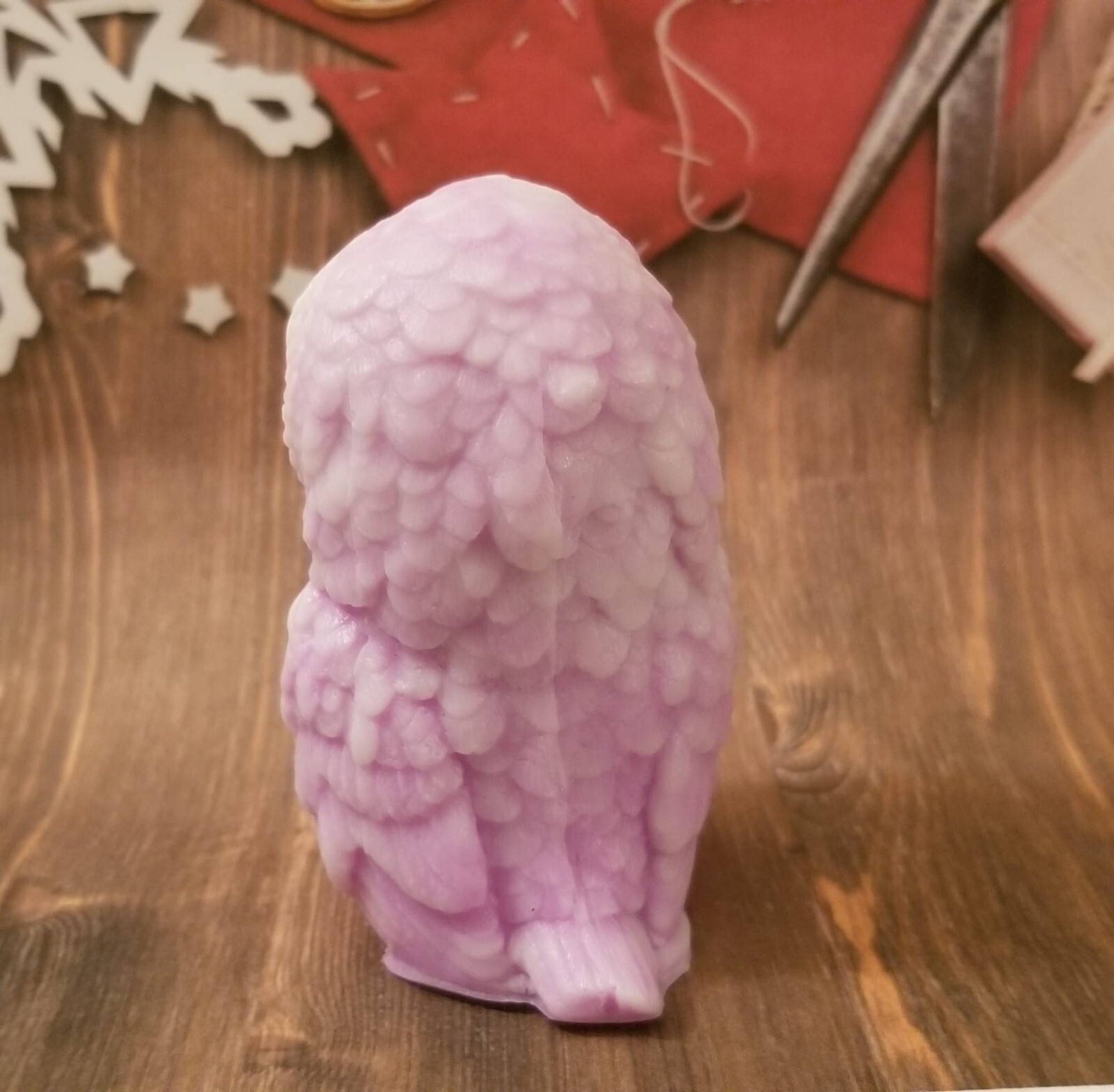 Handmade “Owl” Shaped ORGANIC SOAP. Various Colors And Scents Available