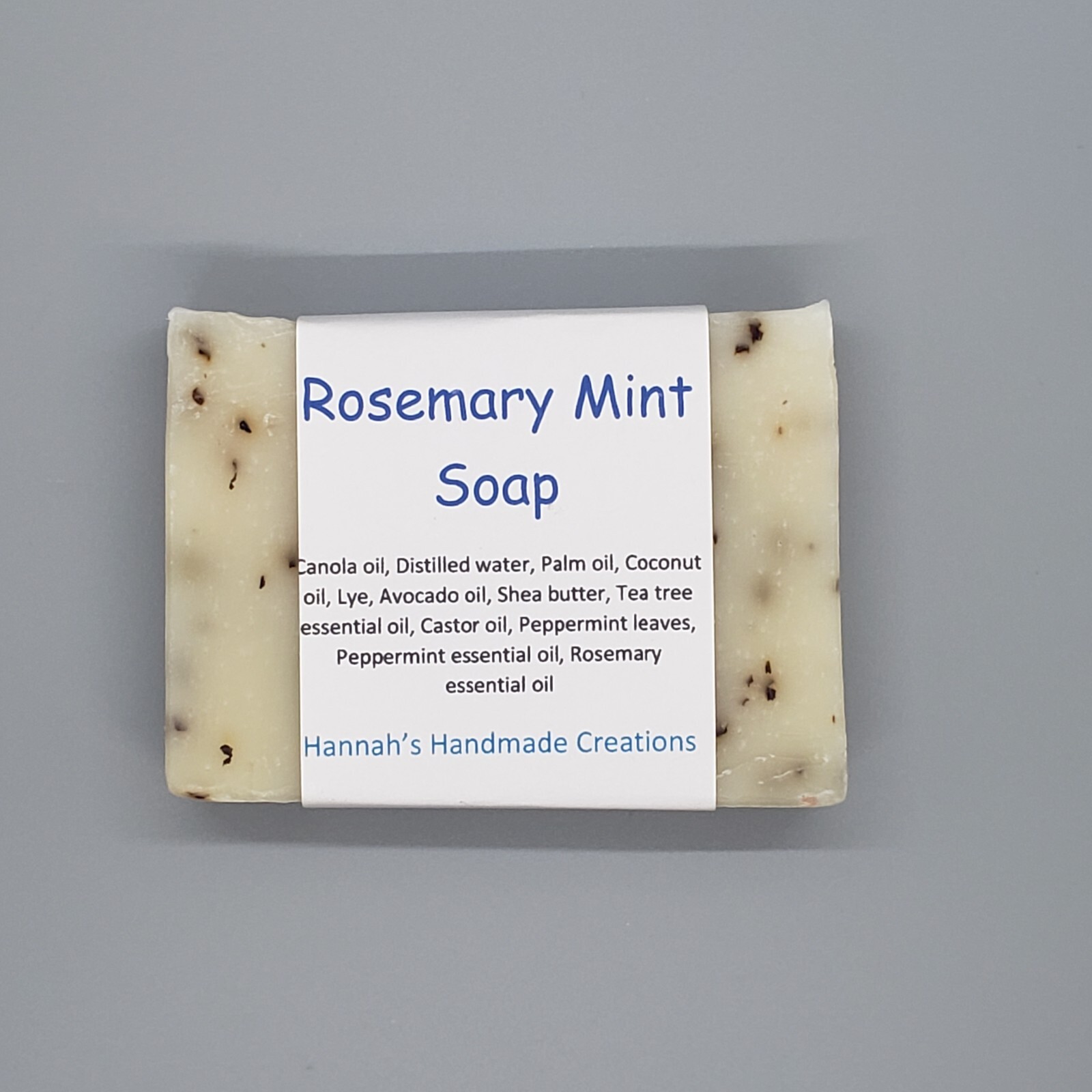 5 pack of Rosemary Mint Soaps – all natural soap made with essential oils
