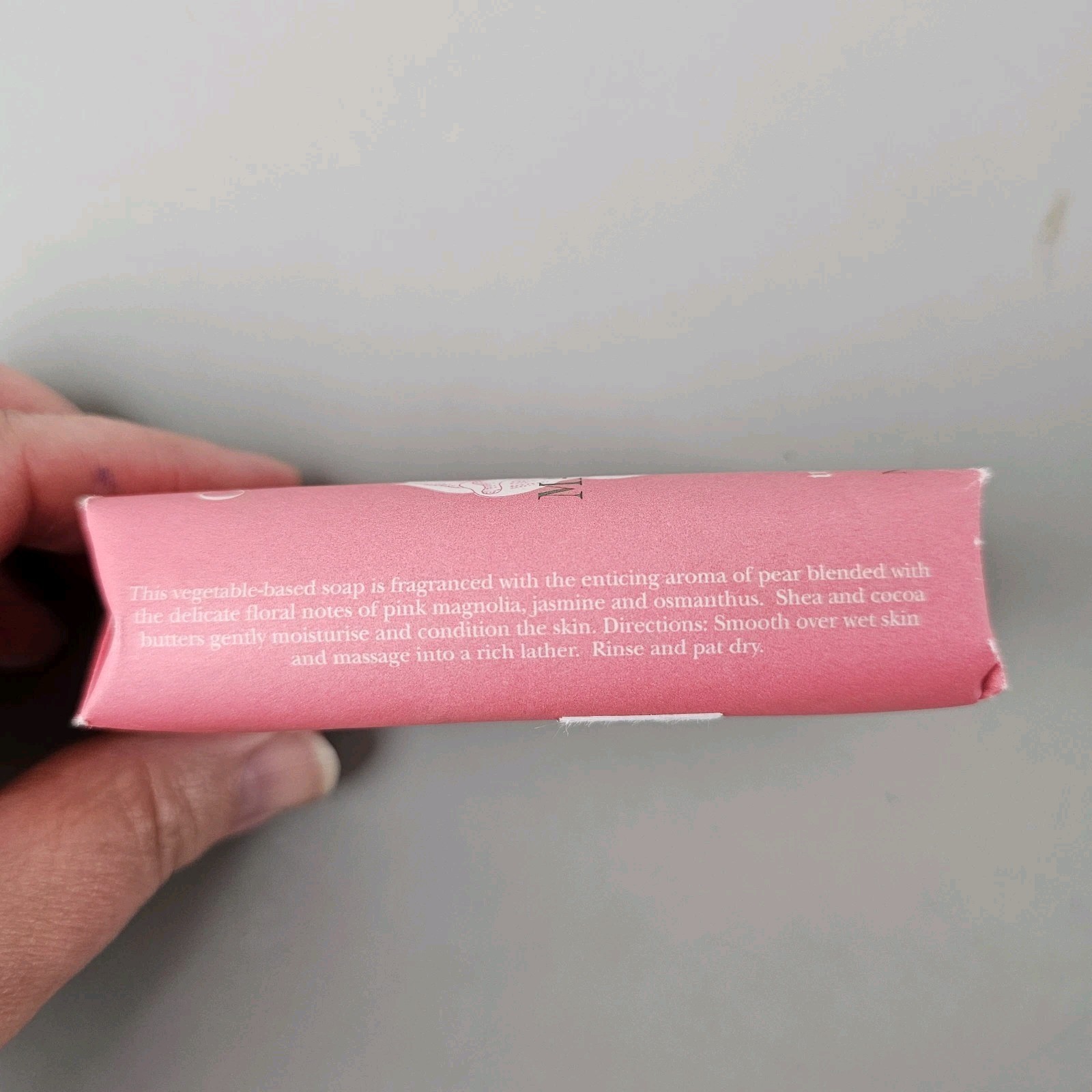 Crabtree & Evelyn PEAR & PINK MAGNOLIA Soap Bar 3.5oz New Old Stock
