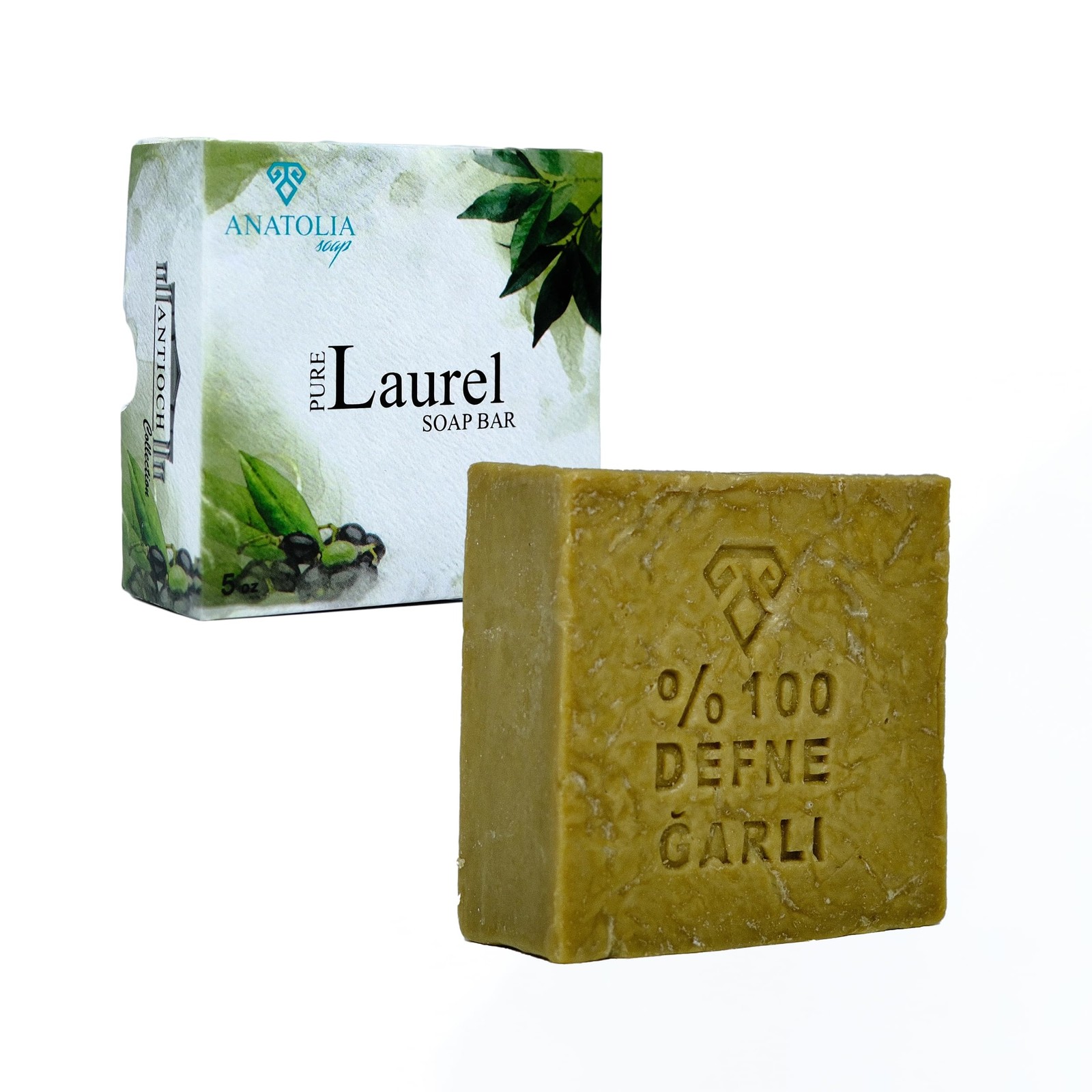 Antioch Collection Laurel Oil Shampoo Bar 5 oz – Handmade Soap, Olive Oil Bas…