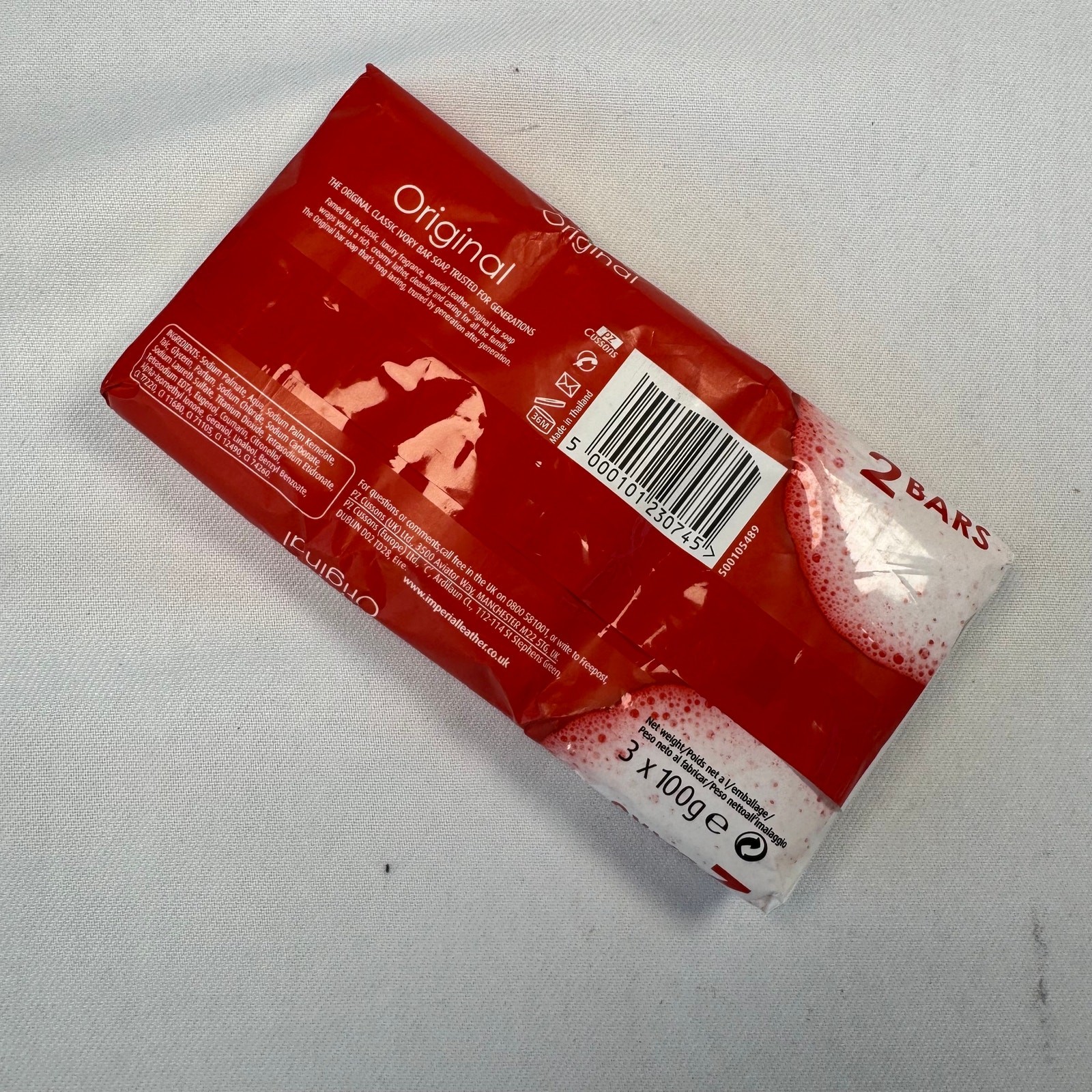 Imperial Leather Original Bar Soap 3 Pack 3x100g Imported UK NEW Sealed