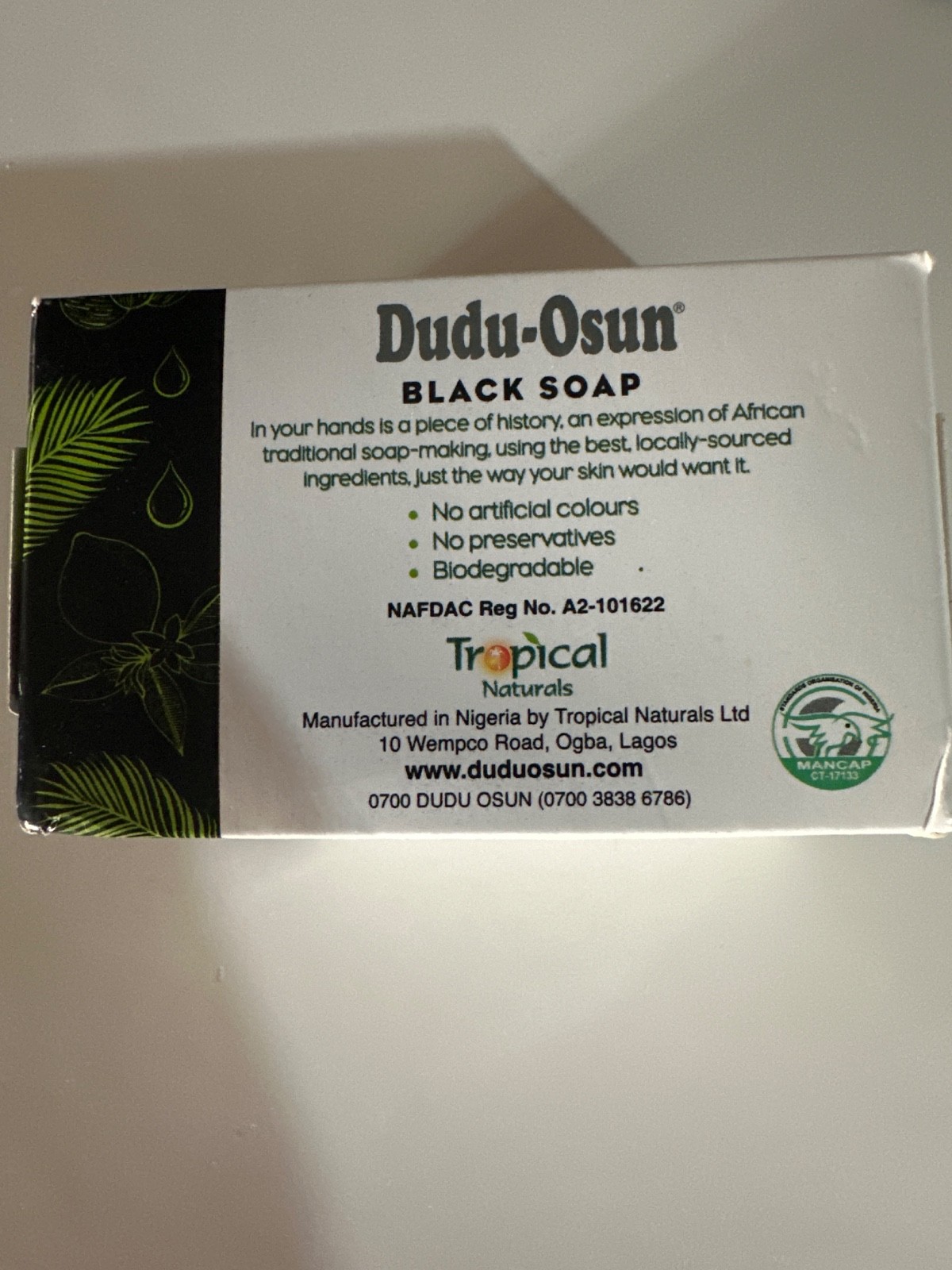 Dudu-Osun African Black Soap Classic Fragrance 100% Pure Natural Skin Care