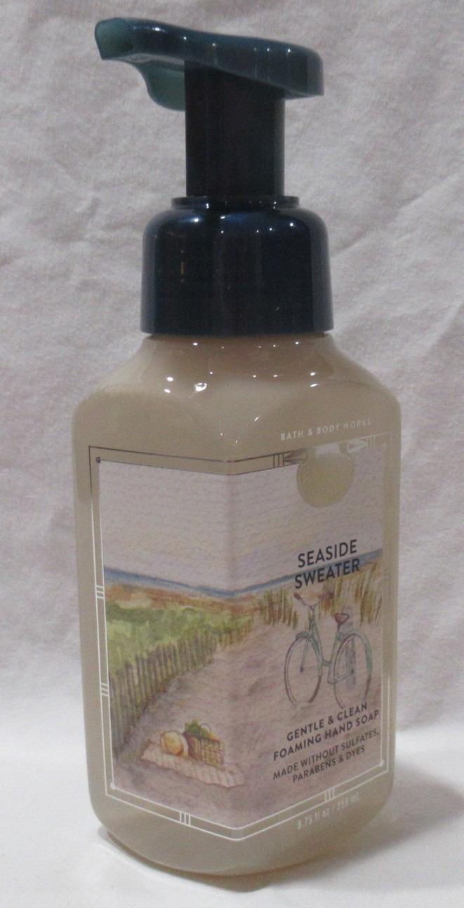 Bath & Body Works Gentle & Clean Foaming Hand Soap Set Lot of 2 SEASIDE SWEATER