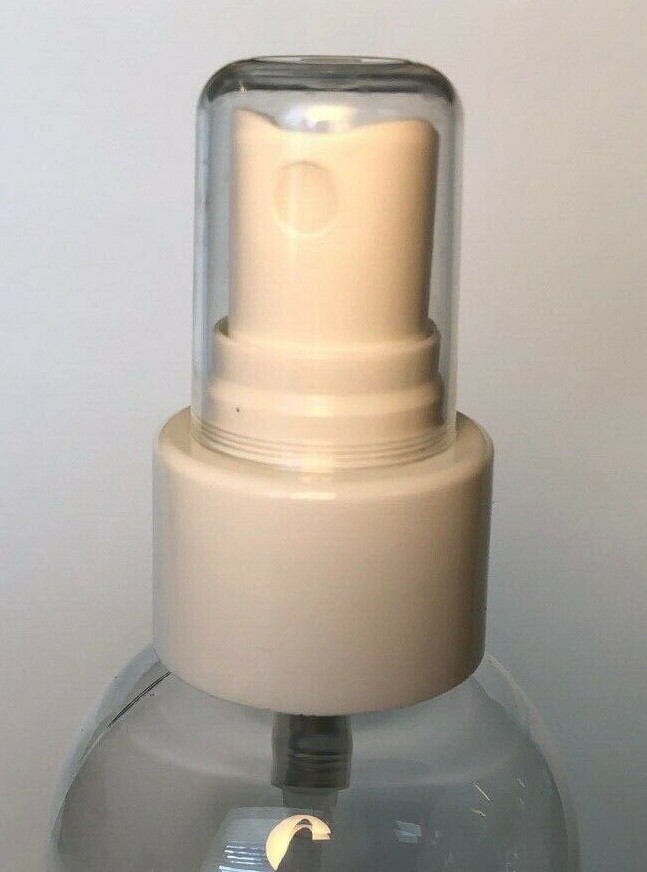 24/410 black natural or white plastic fine mist sprayers with caps