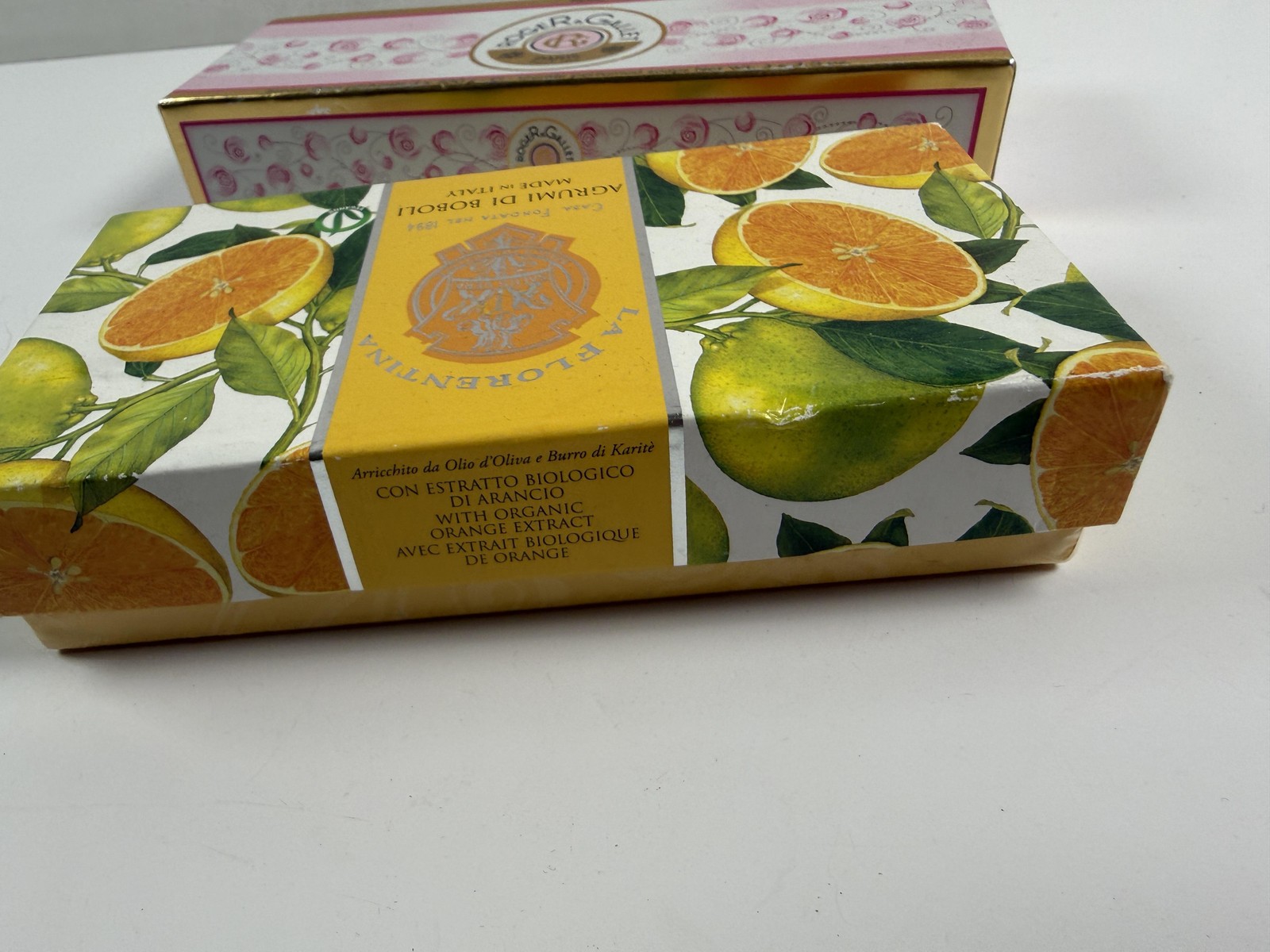 La Florentina Roger & Gallet Soap Set Boboli Citrus Rose Multipack New Italy 2