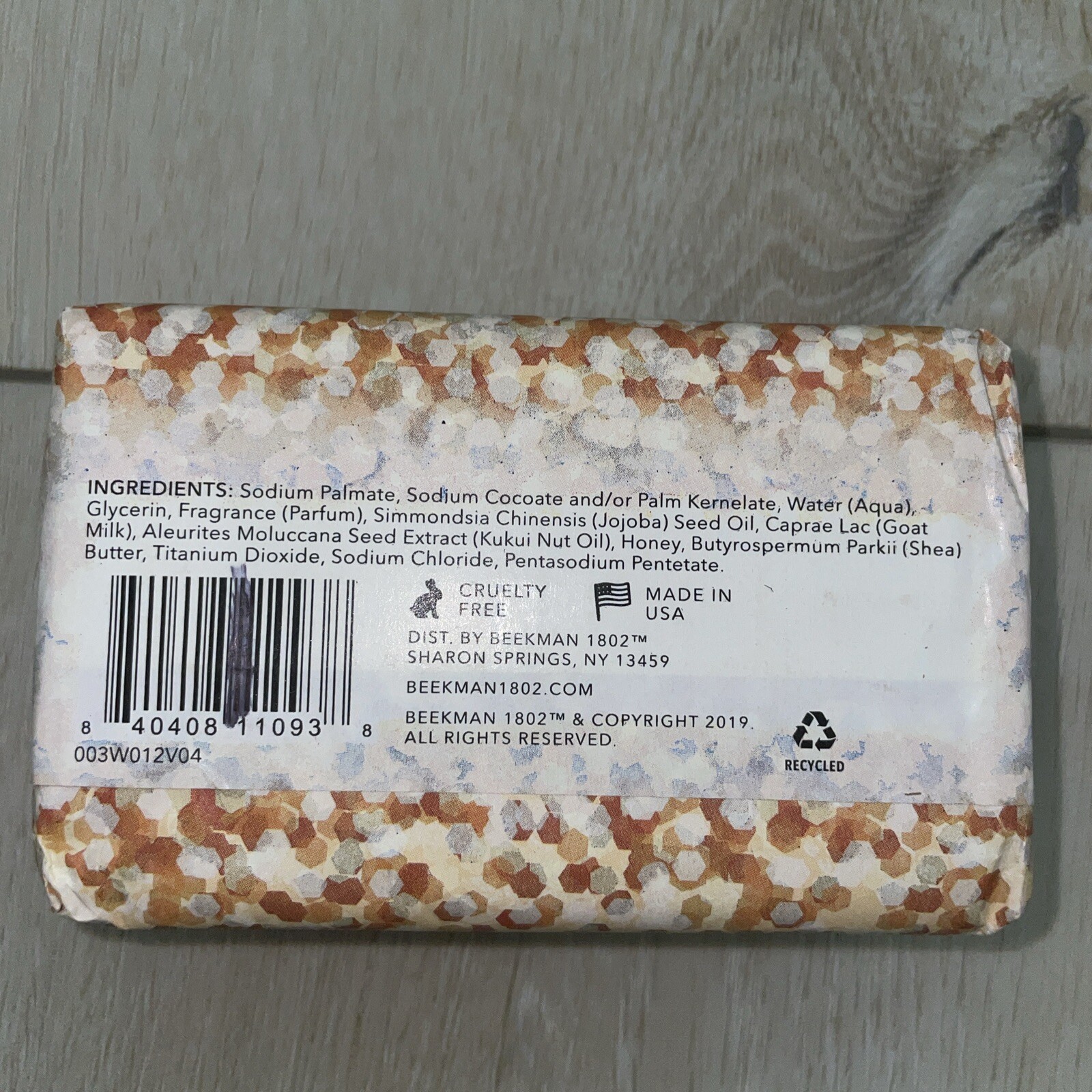 Beekman 1802 Goat Milk Bar Soap – Honey & Orange Blossom Large 9.0 oz 255 g NEW