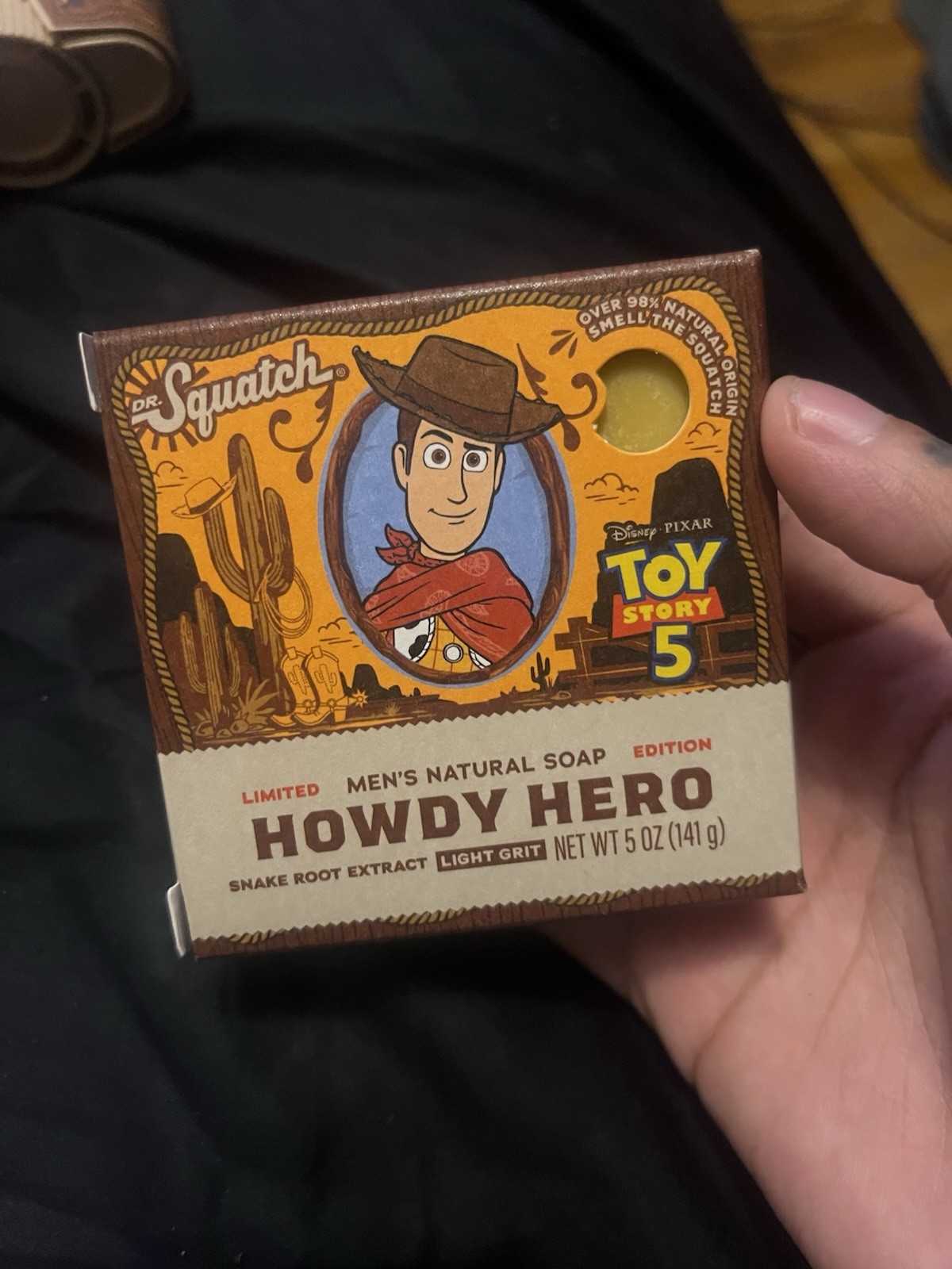 Limited Edition Toy Story 5 Dr Squatch Howdy Hero Body Soap – 5.0 OZ (New)