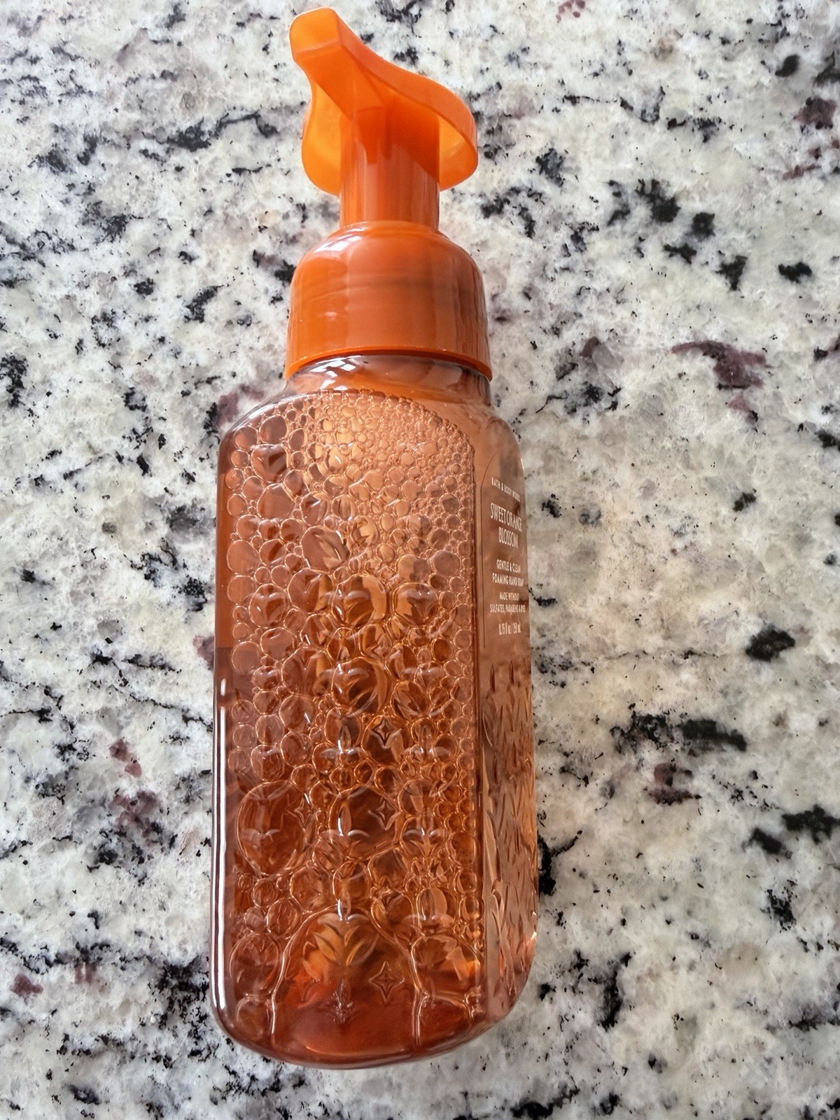 6 X Bath & Body Works Gentle & Clean Foaming Hand Soap SWEET ORANGE BLOSSOM 8.75