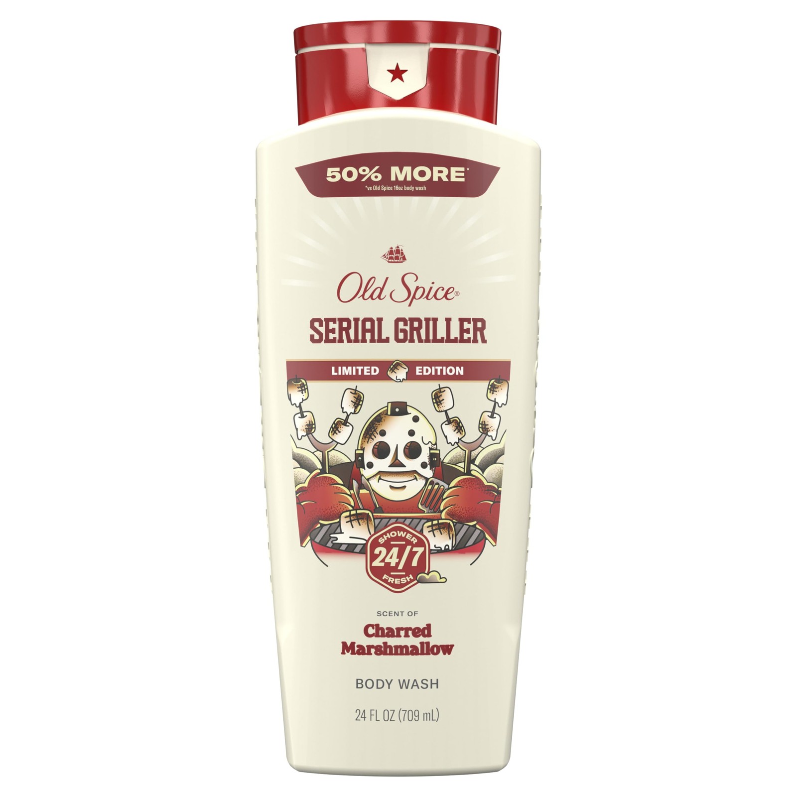 Old Spice Body Wash for Men, Summerdudes, 24/7 24 Ounce (Pack of 1), Beige