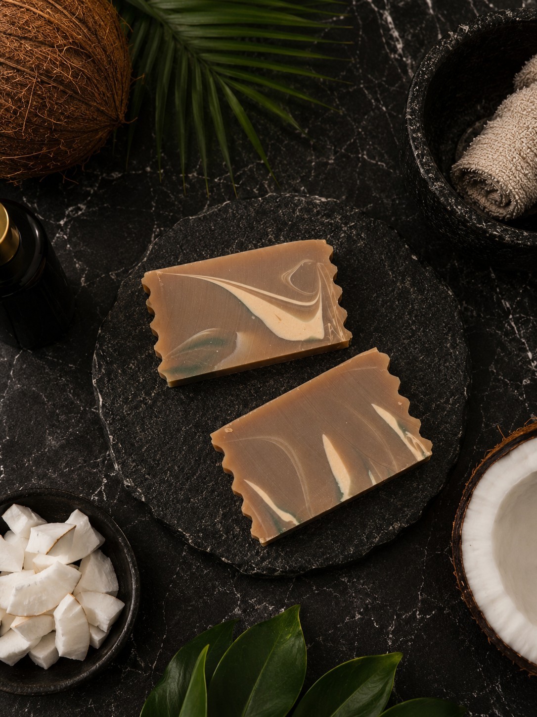 Coconut Goat Milk Soap Handmade Moisturizing Bar Tropical Scent Dry Skin Natural