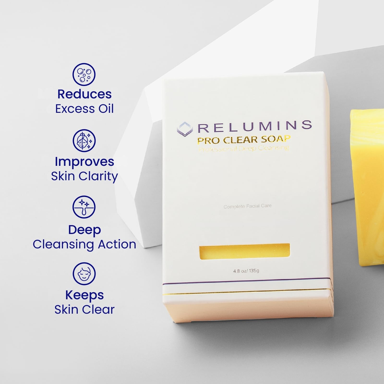 Relumins Authentic Professional Clear Soap with Calamansi & Salicylic Acid 135g