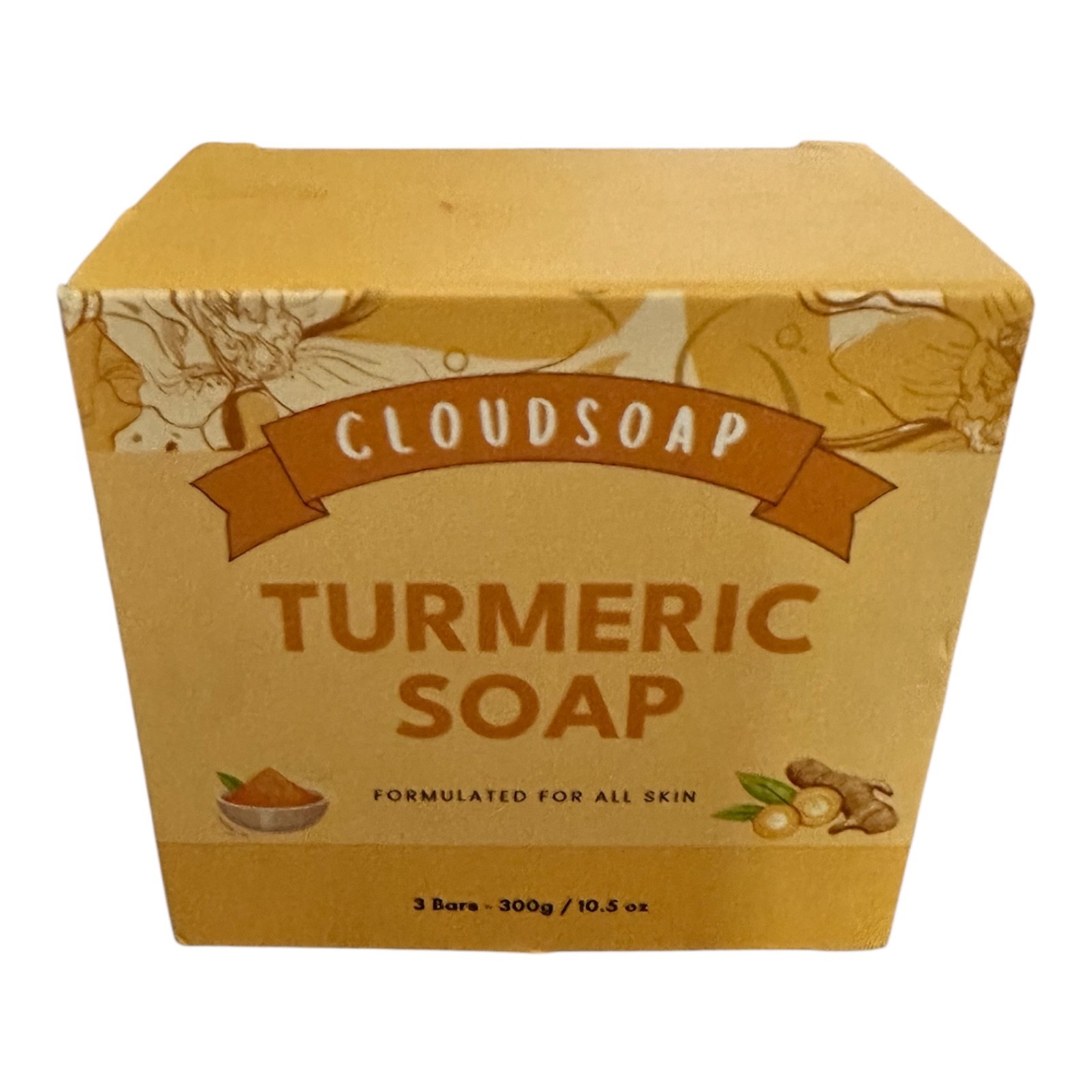 Turmeric Soap for Dull Skin, 3 bars, Natural Soap