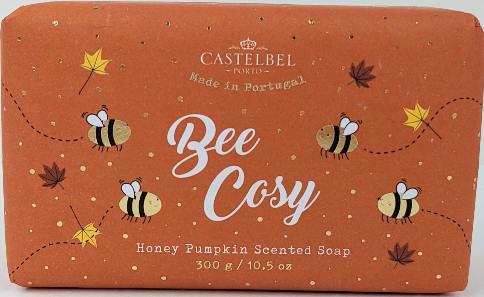 Castelbel Be Cosy Honey Pumpkin Scented Soap Large 10.5oz. Bar