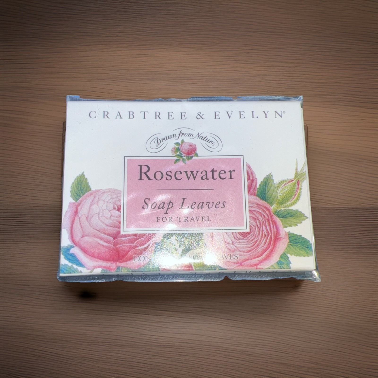 Crabtree & Evelyn Travel Soap Leaves Rosewater – 20 soap leaves per pack