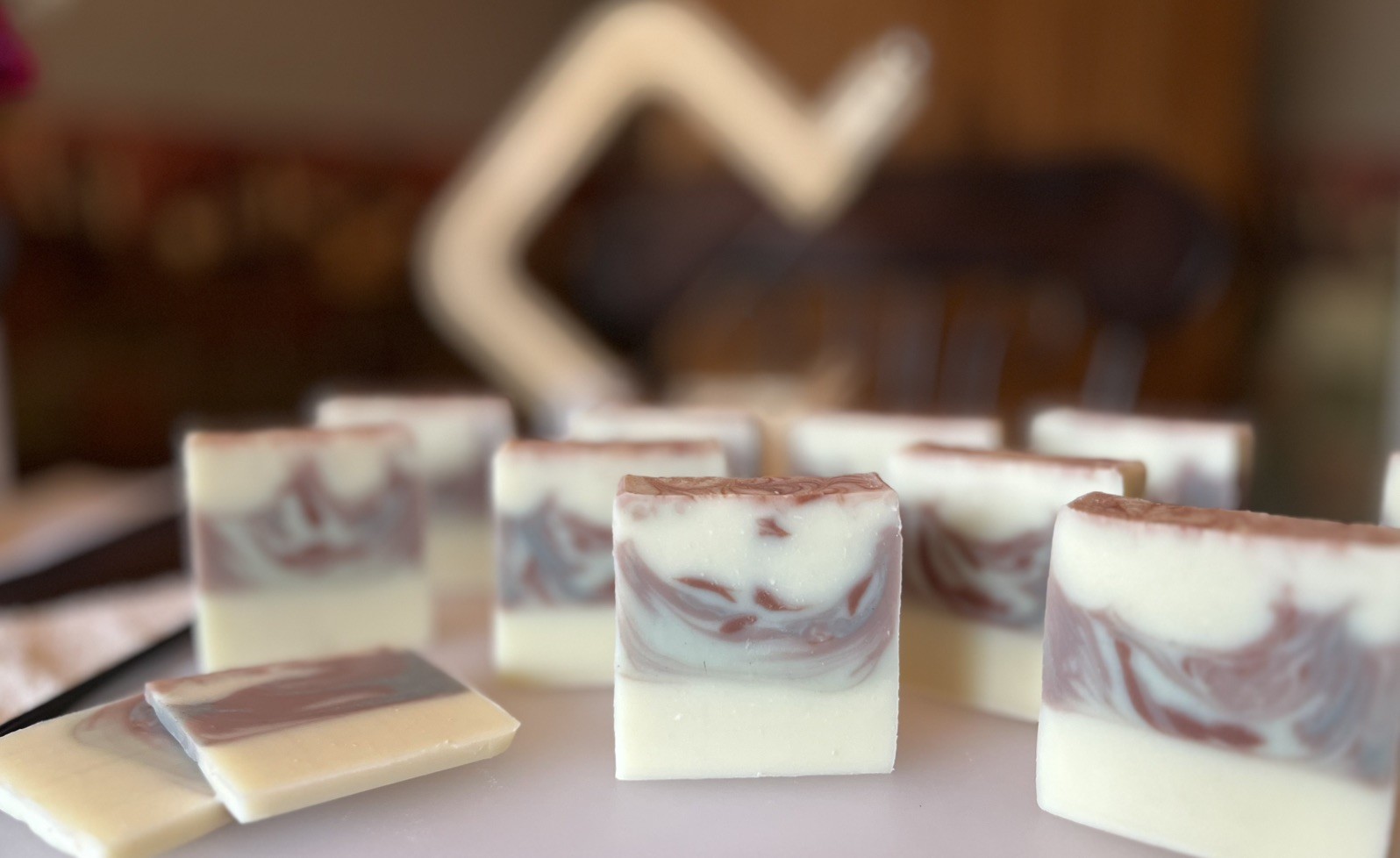 Sea Petals Handmade Soap, Lavender, Geranium, Ylang Ylang, Frankincense Blend