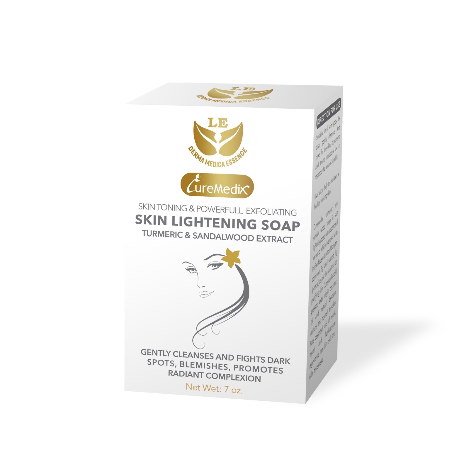 Skin Lightening Soap – Helps Remove Dark Spots & Blemishes, Brightens Your Skin