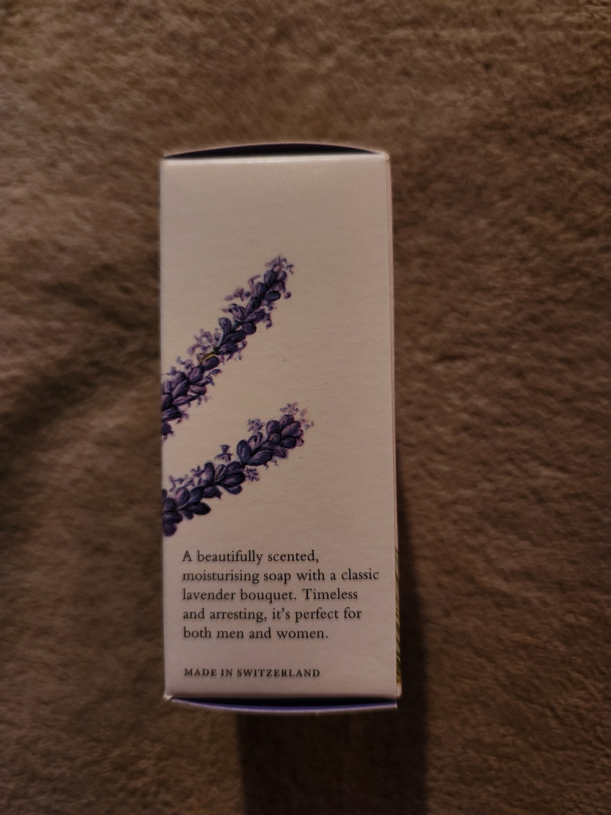 Crabtree & Evelyn Lavender Glycerine Soap Bar Moisturizing 3.5 oz Switzerland