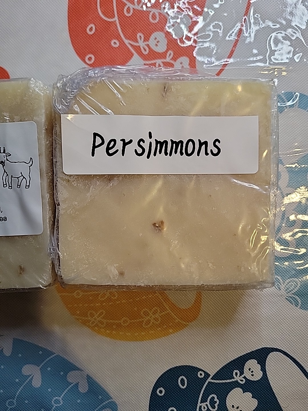 Homemade Goat Milk Soap Persimmons