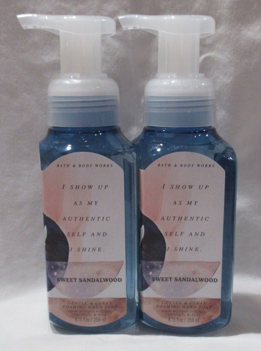 Bath & Body Works Gentle & Clean Foaming Hand Soap Set Lot of 2 SWEET SANDALWOOD